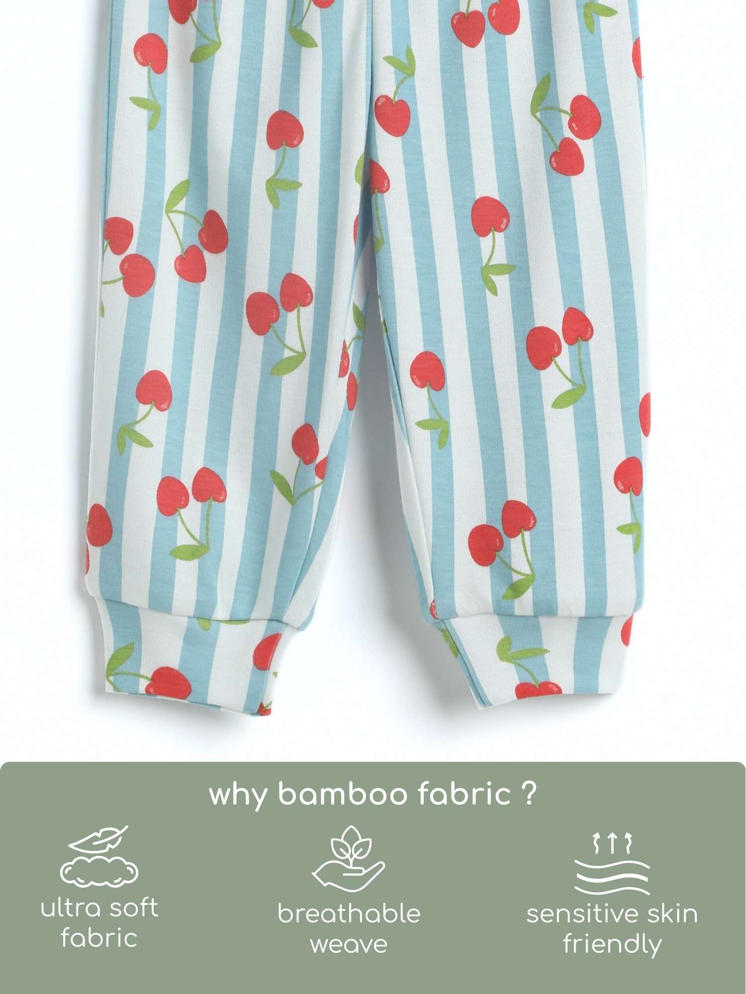 bamboo long sleeve pajama co-ord set