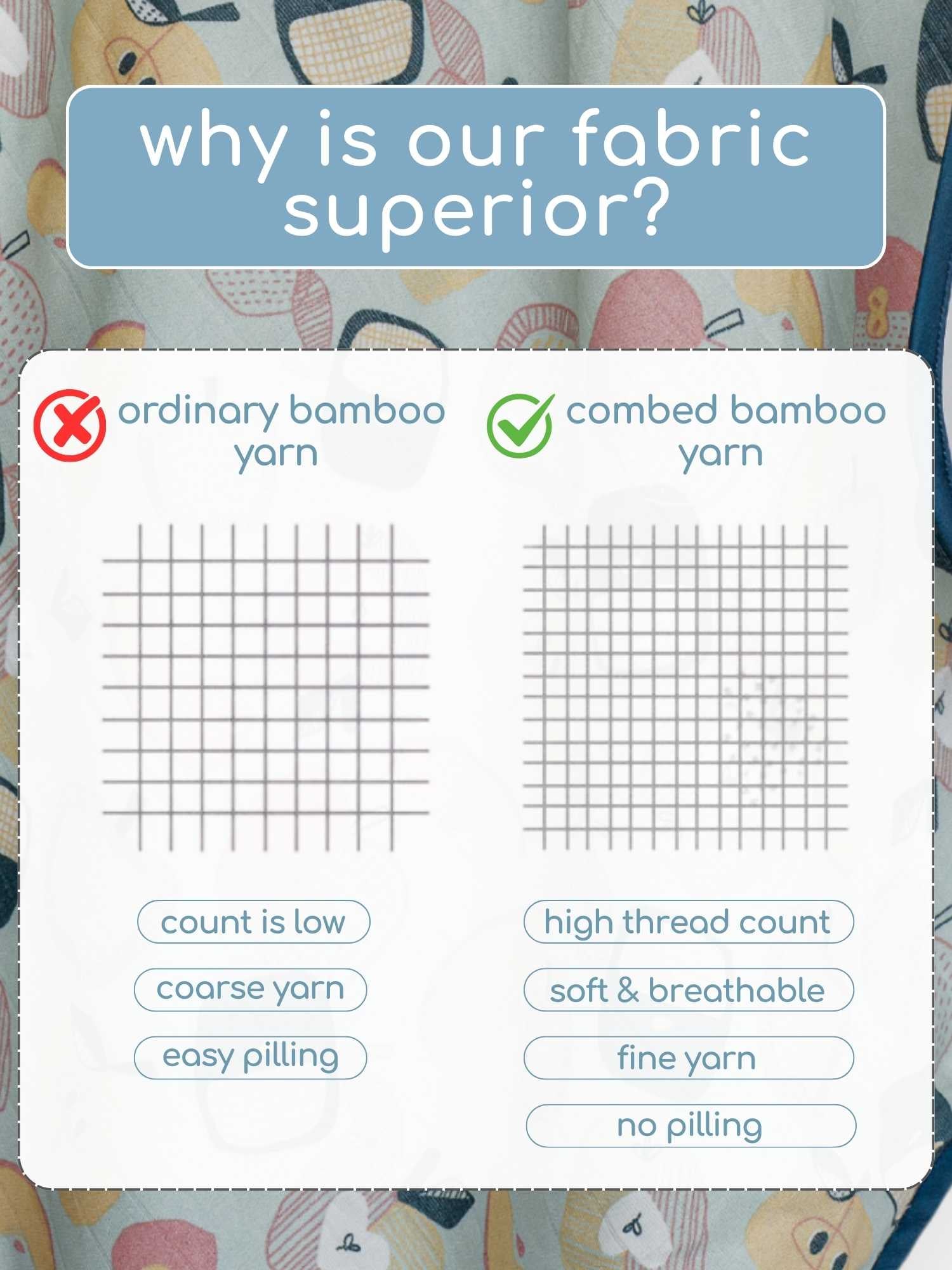 bamboo muslin + terry hooded towel - abstract world