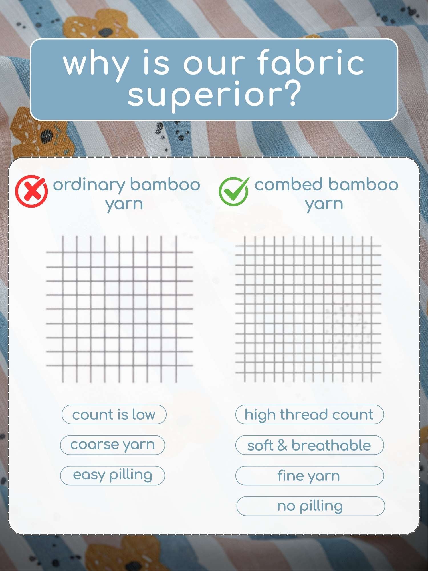 bamboo muslin double-sided baby blanket