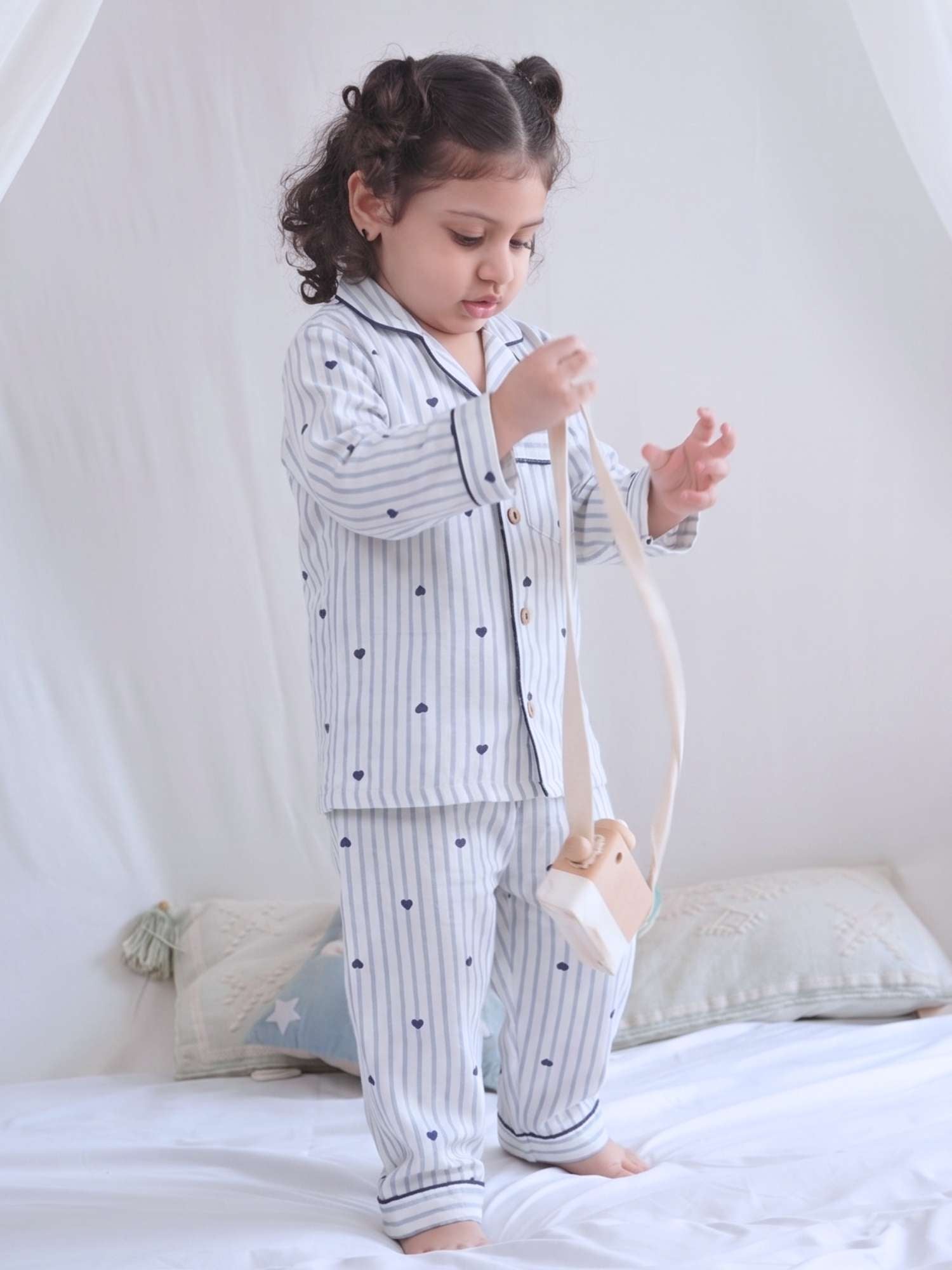 bamboo muslin nightsuit set