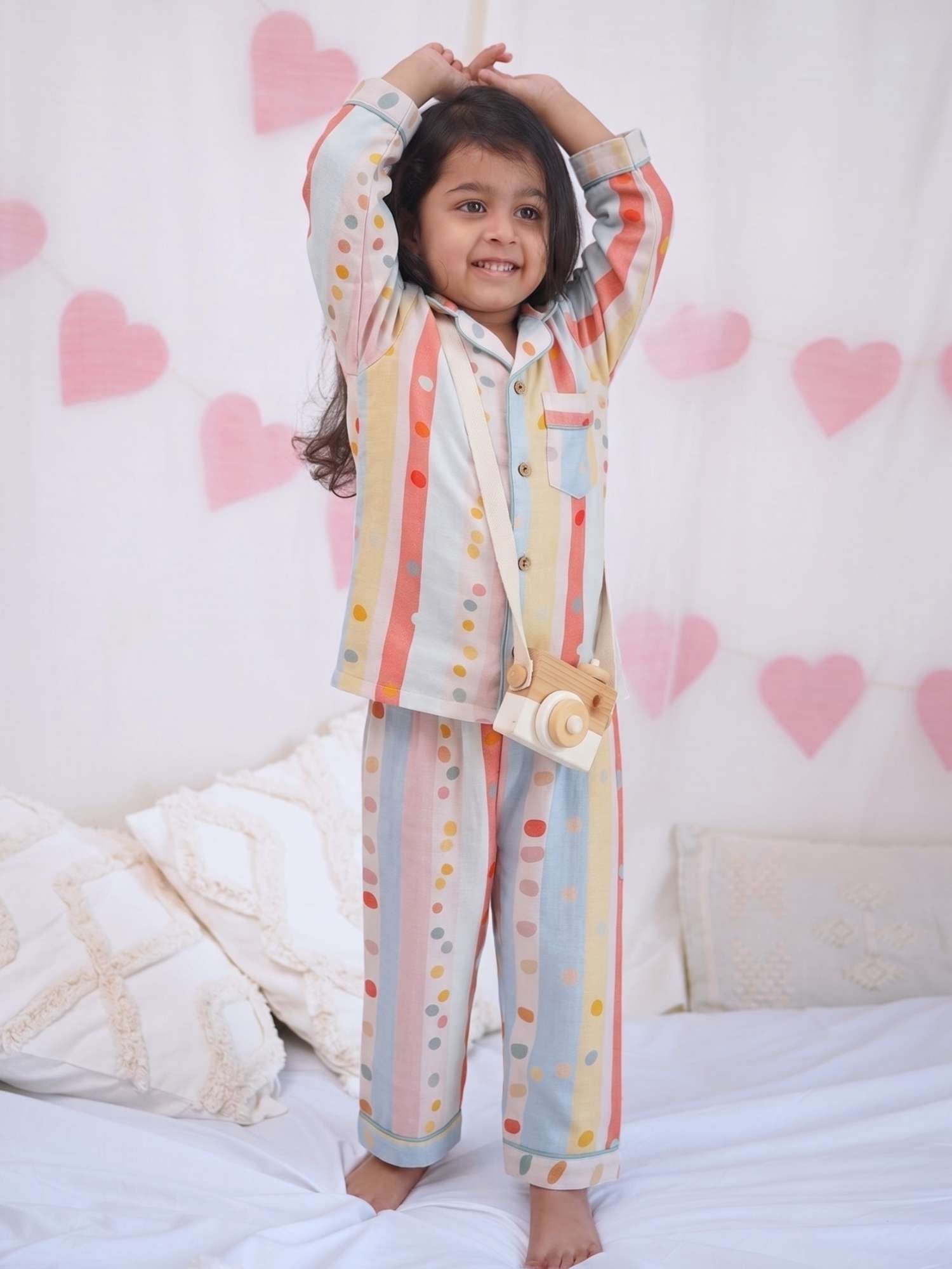 bamboo muslin nightsuit set