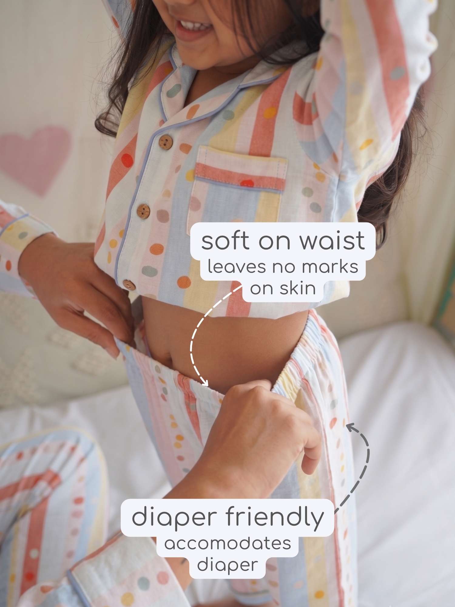 bamboo muslin nightsuit set