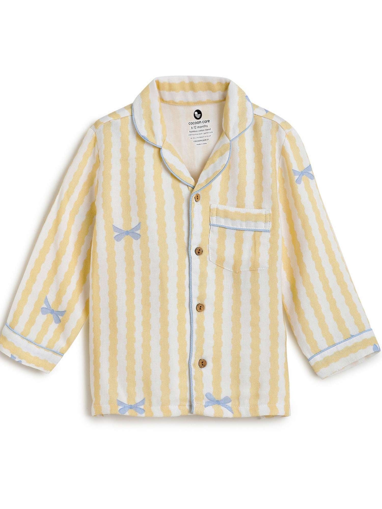 bamboo muslin nightsuit set