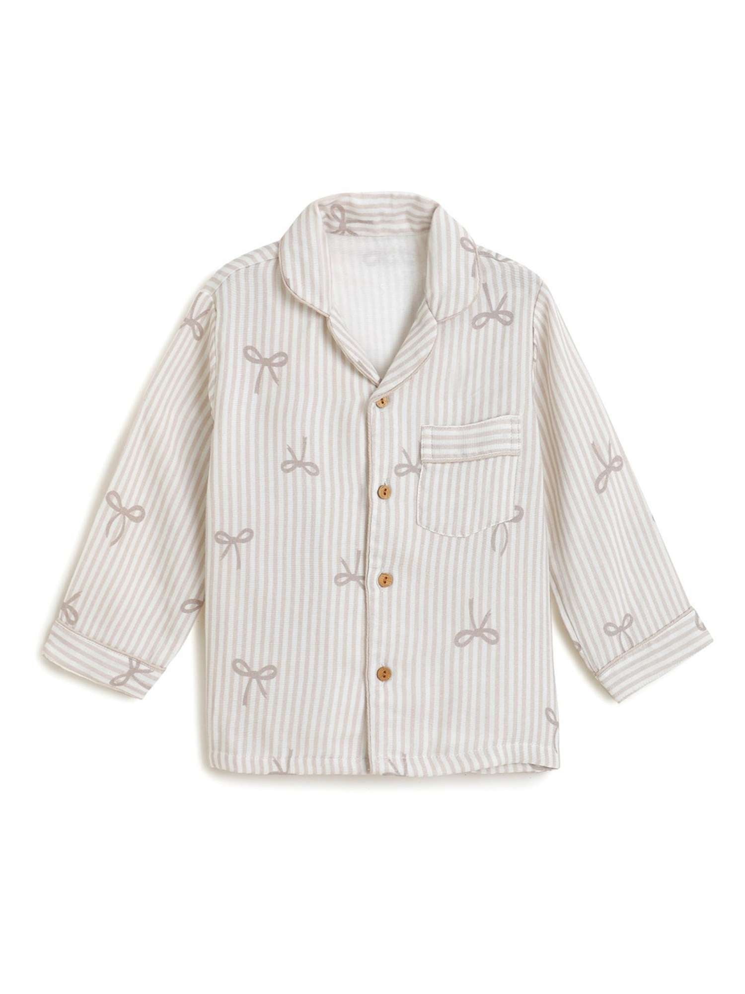 bamboo muslin nightsuit set