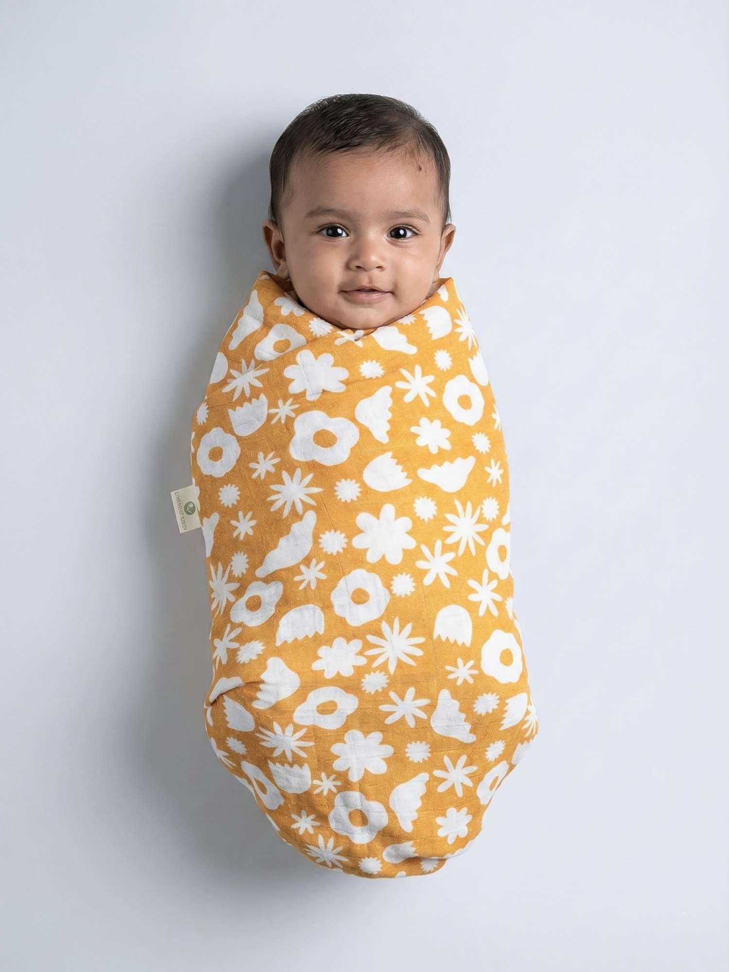 bamboo muslin swaddle - enchanted garden