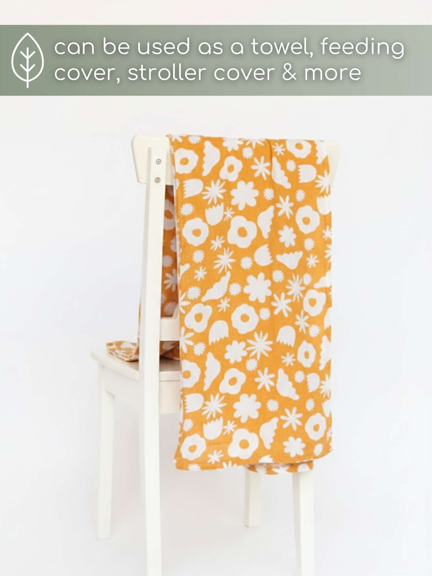 bamboo muslin swaddle - enchanted garden