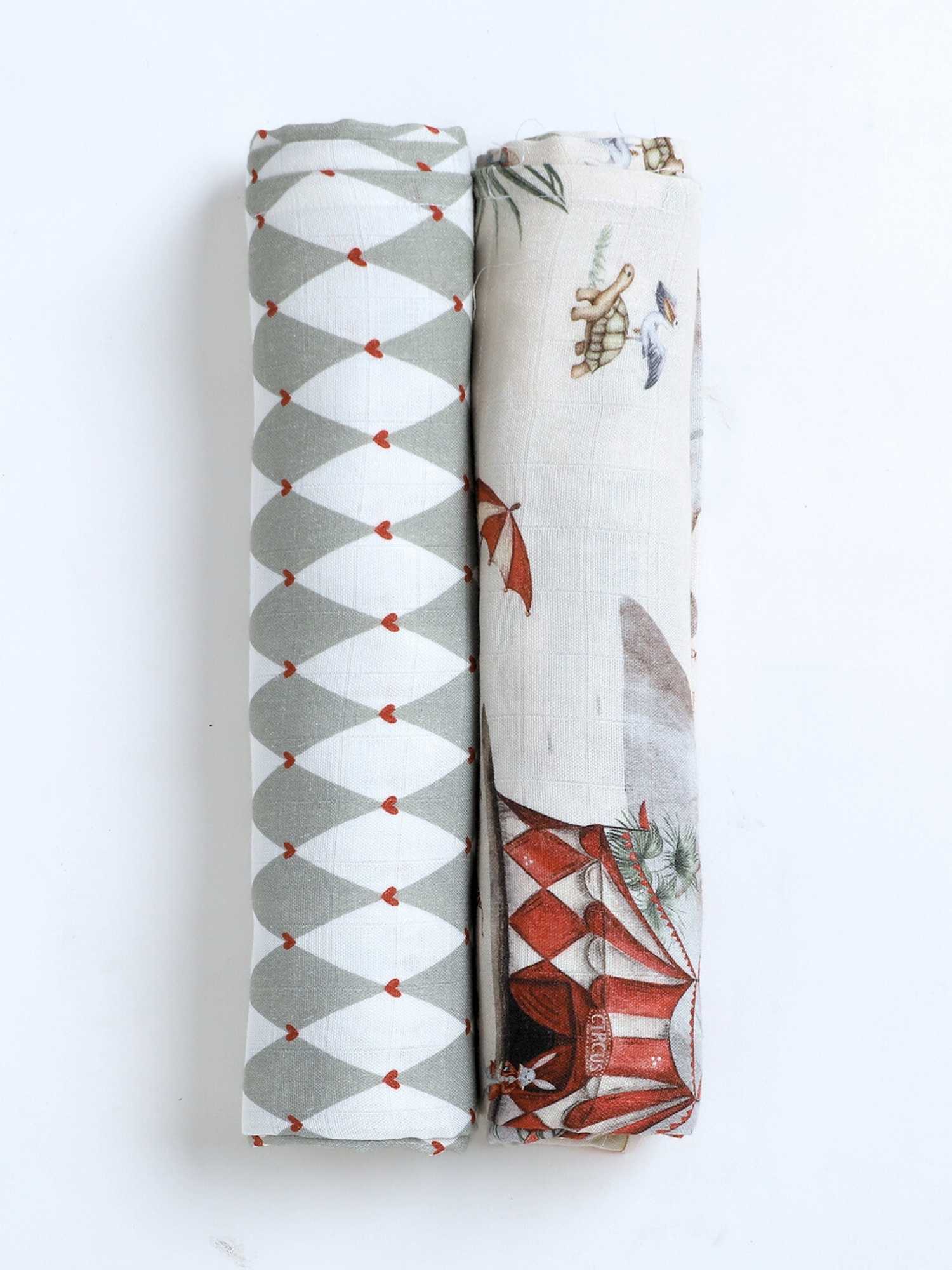 bamboo muslin swaddle pack of 2