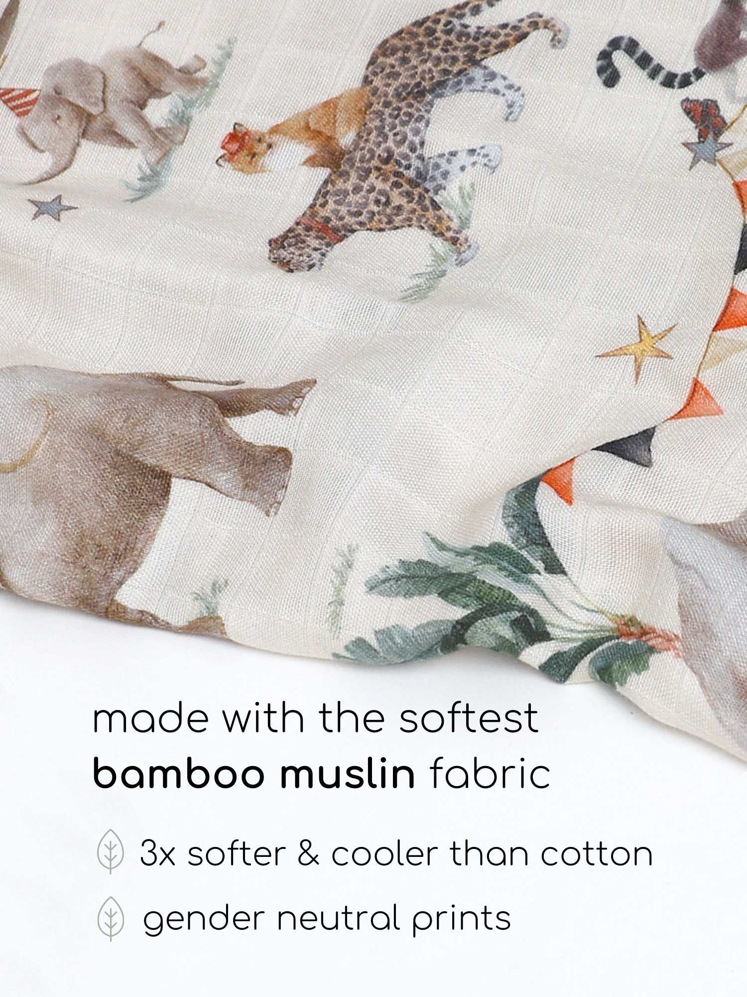 bamboo muslin swaddle pack of 2