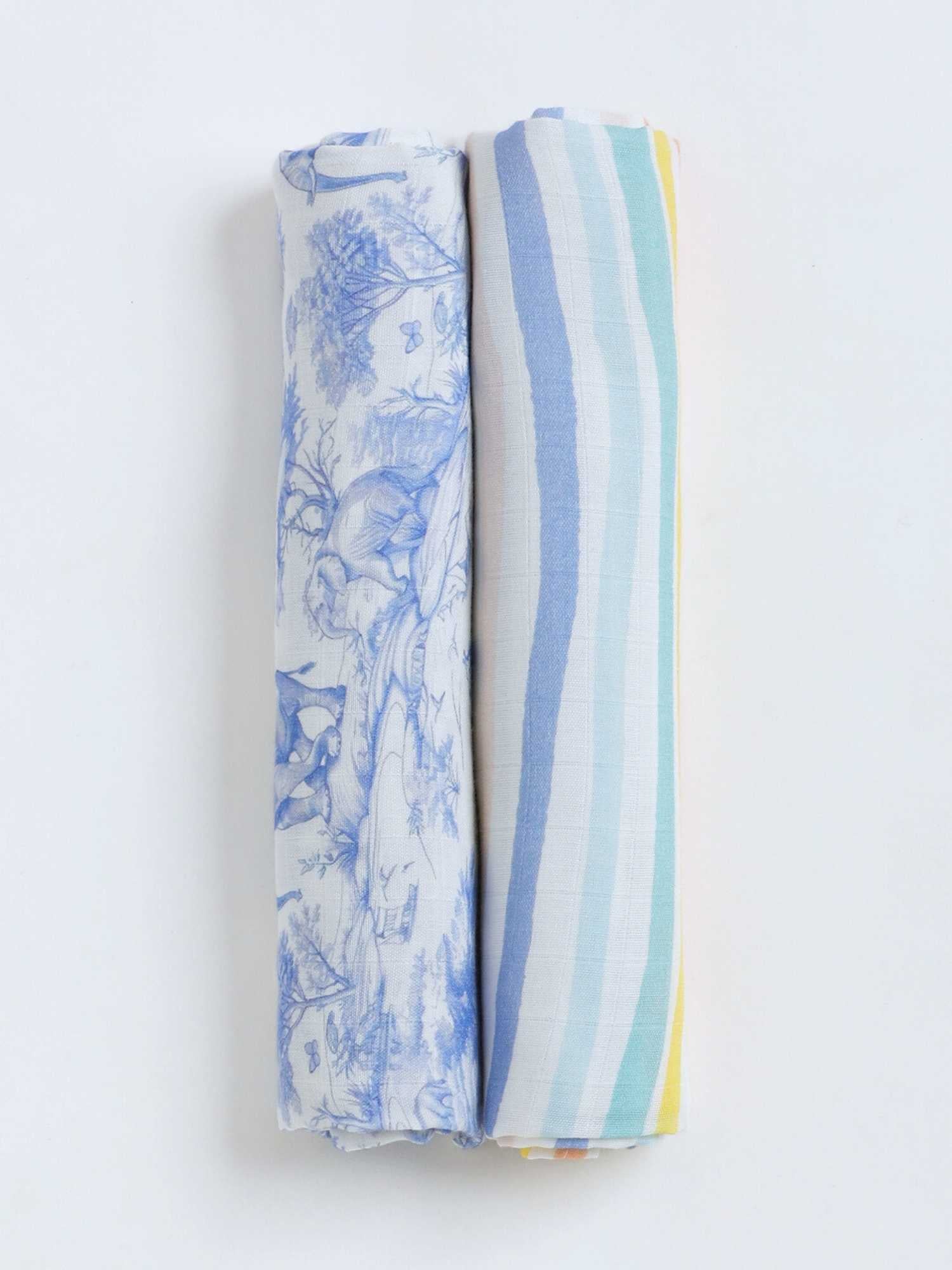 bamboo muslin swaddle pack of 2