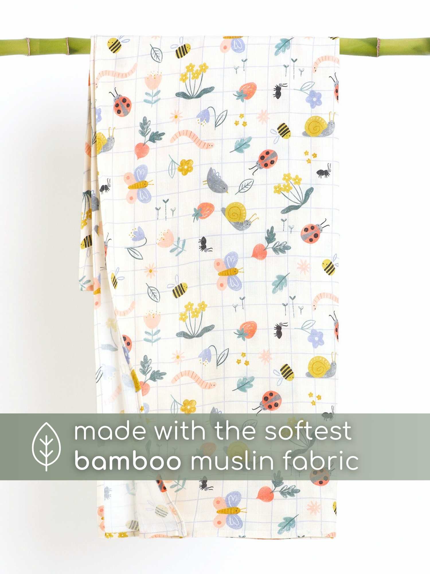 bamboo muslin swaddle pack of 2
