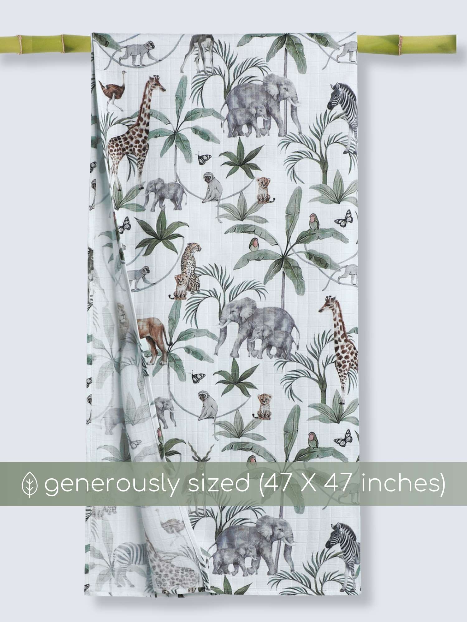 bamboo muslin swaddle pack of 2