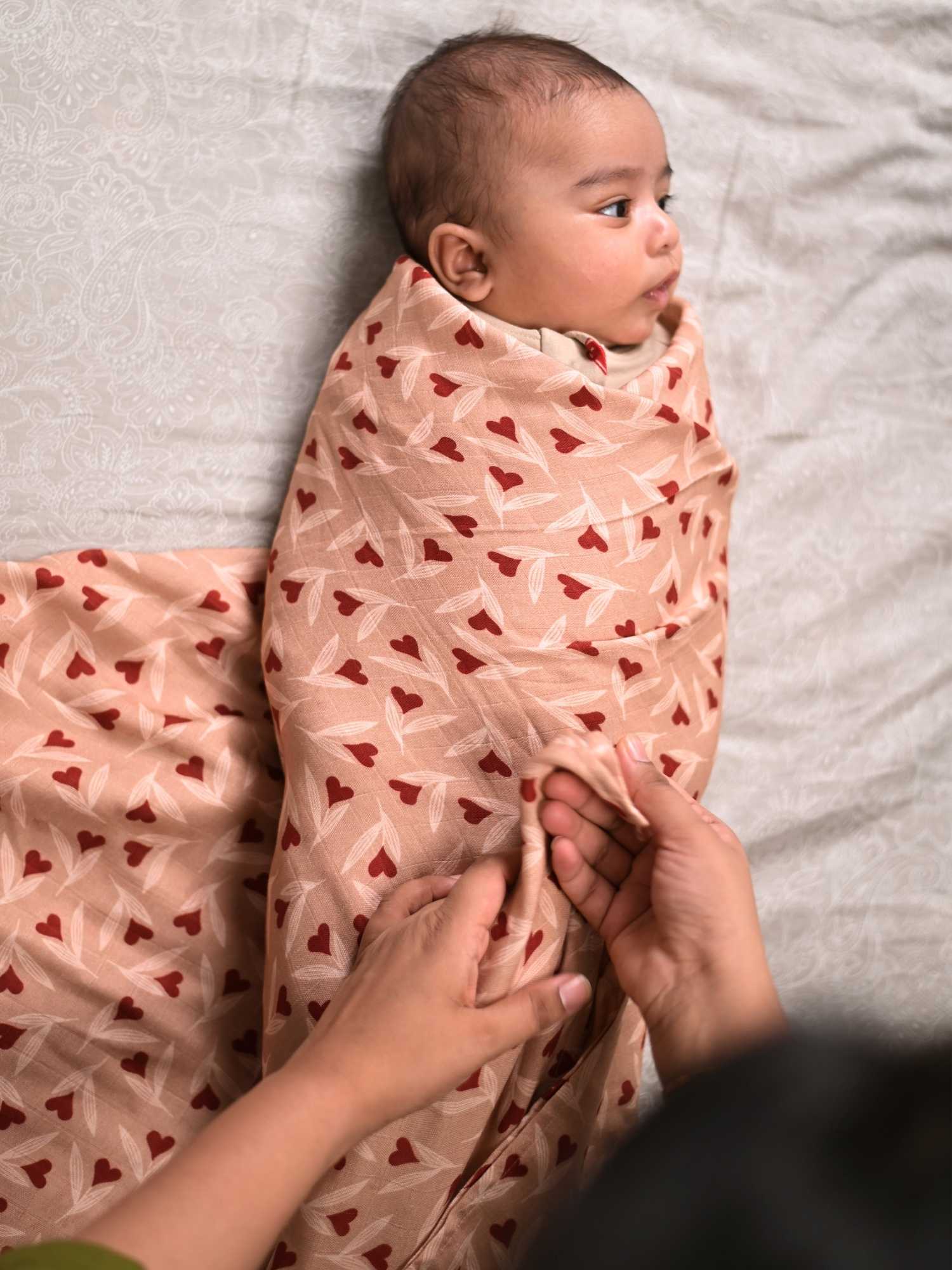 bamboo muslin swaddle pack of 2
