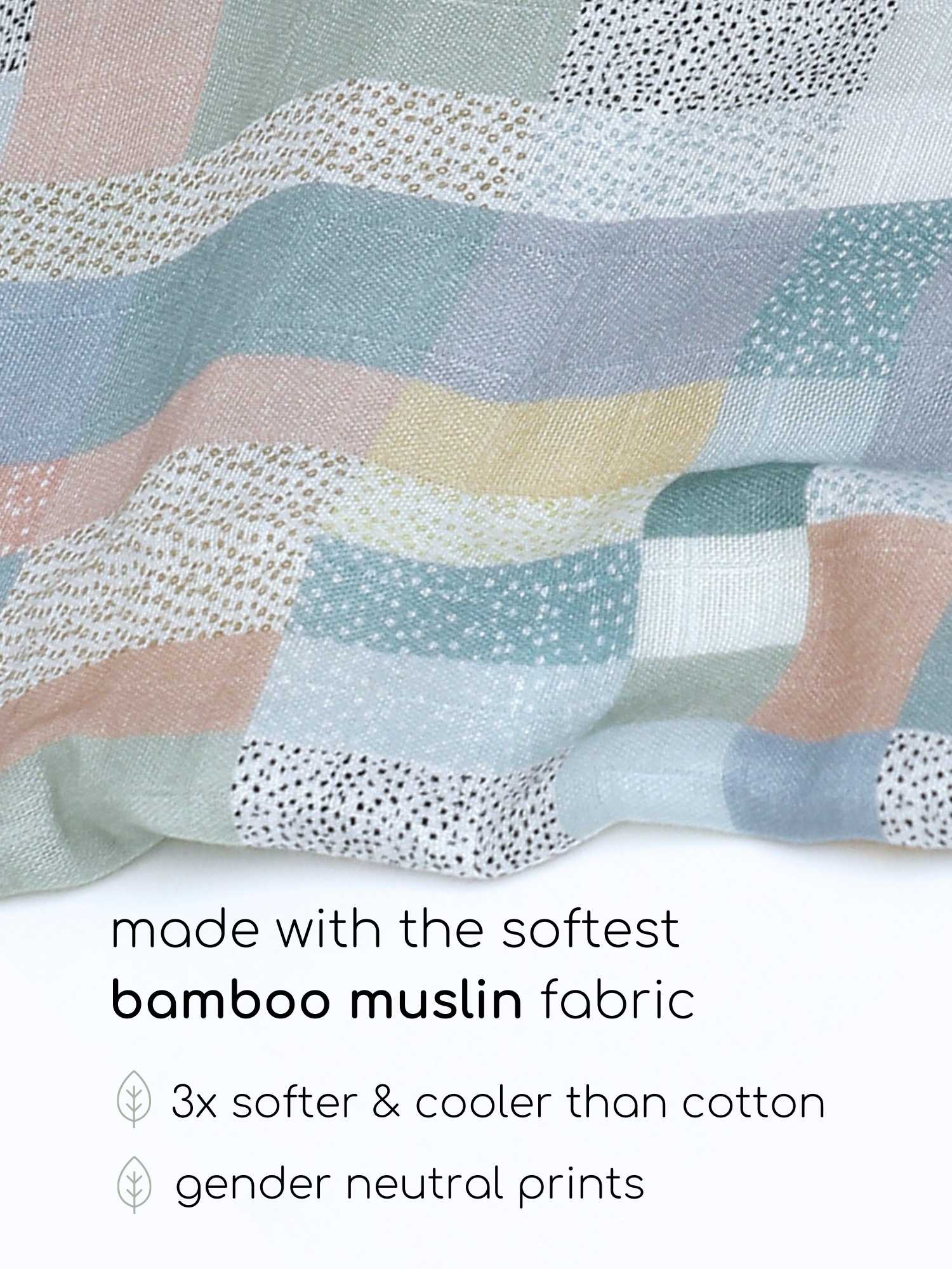 bamboo muslin swaddle pack of 2