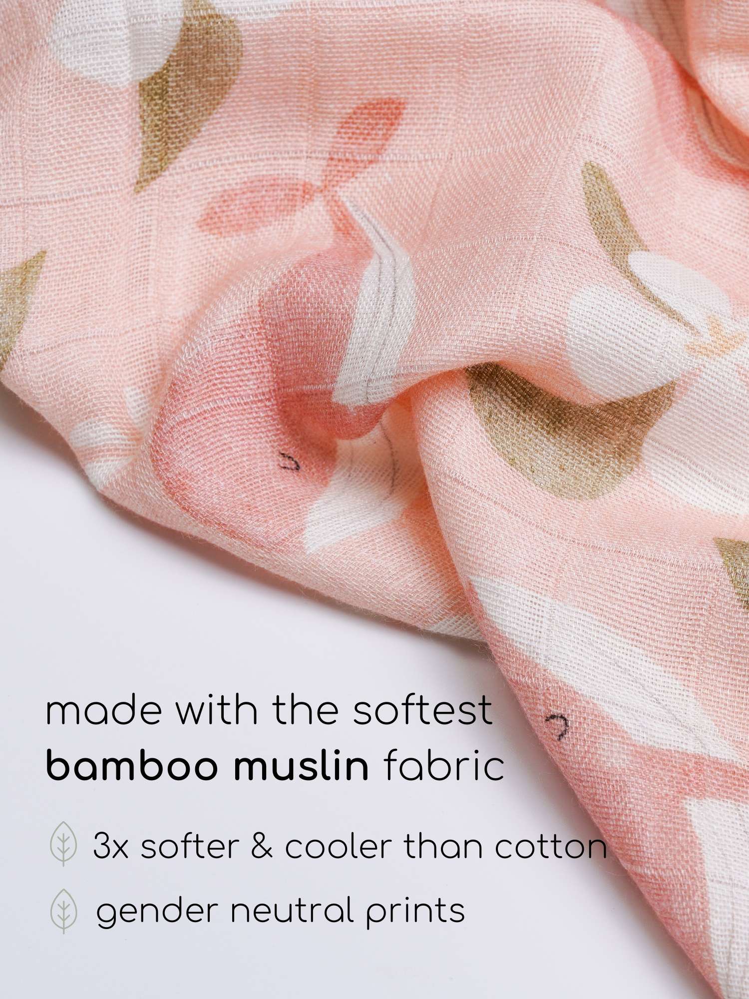 bamboo muslin swaddle pack of 2