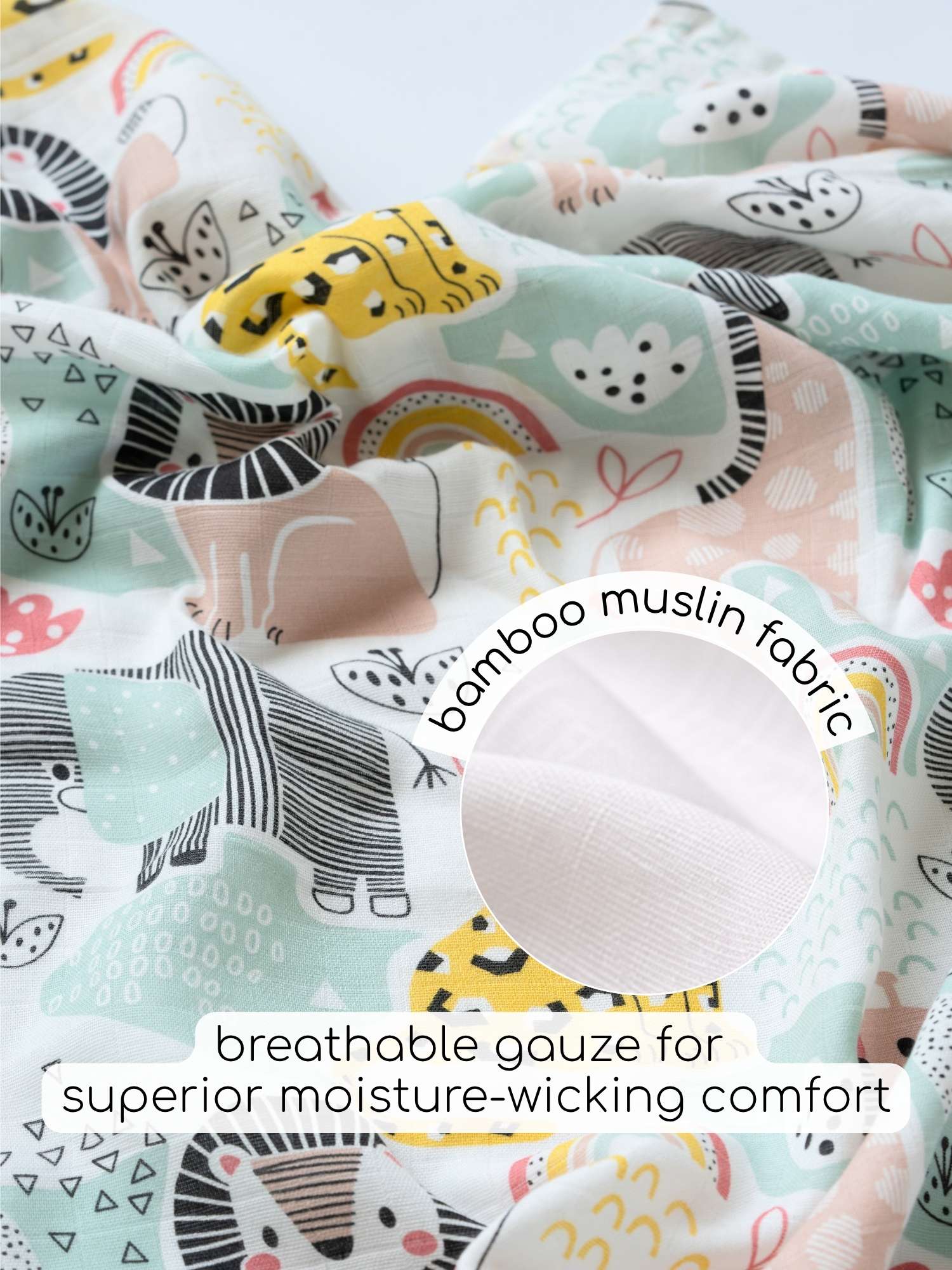 bamboo muslin swaddle pack of 2