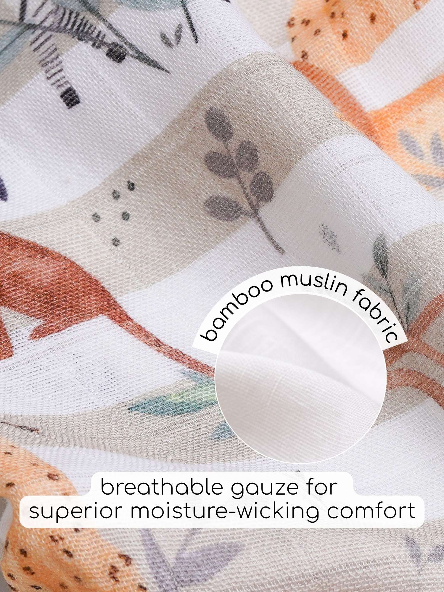 bamboo muslin swaddle pack of 2