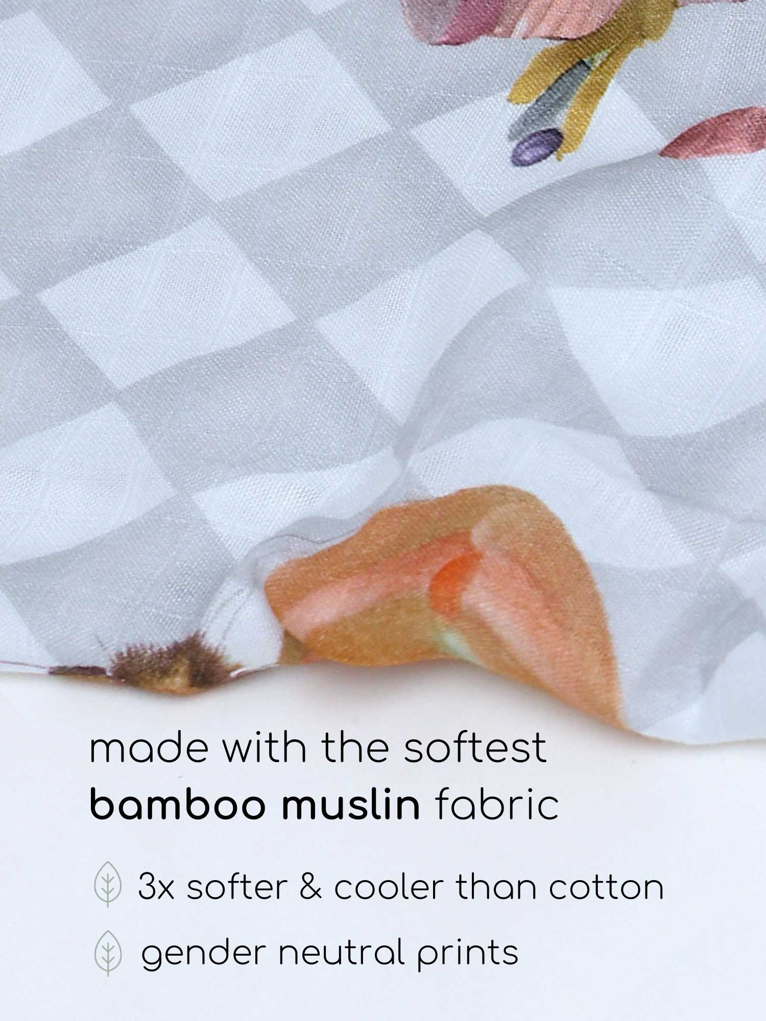bamboo muslin swaddle pack of 2