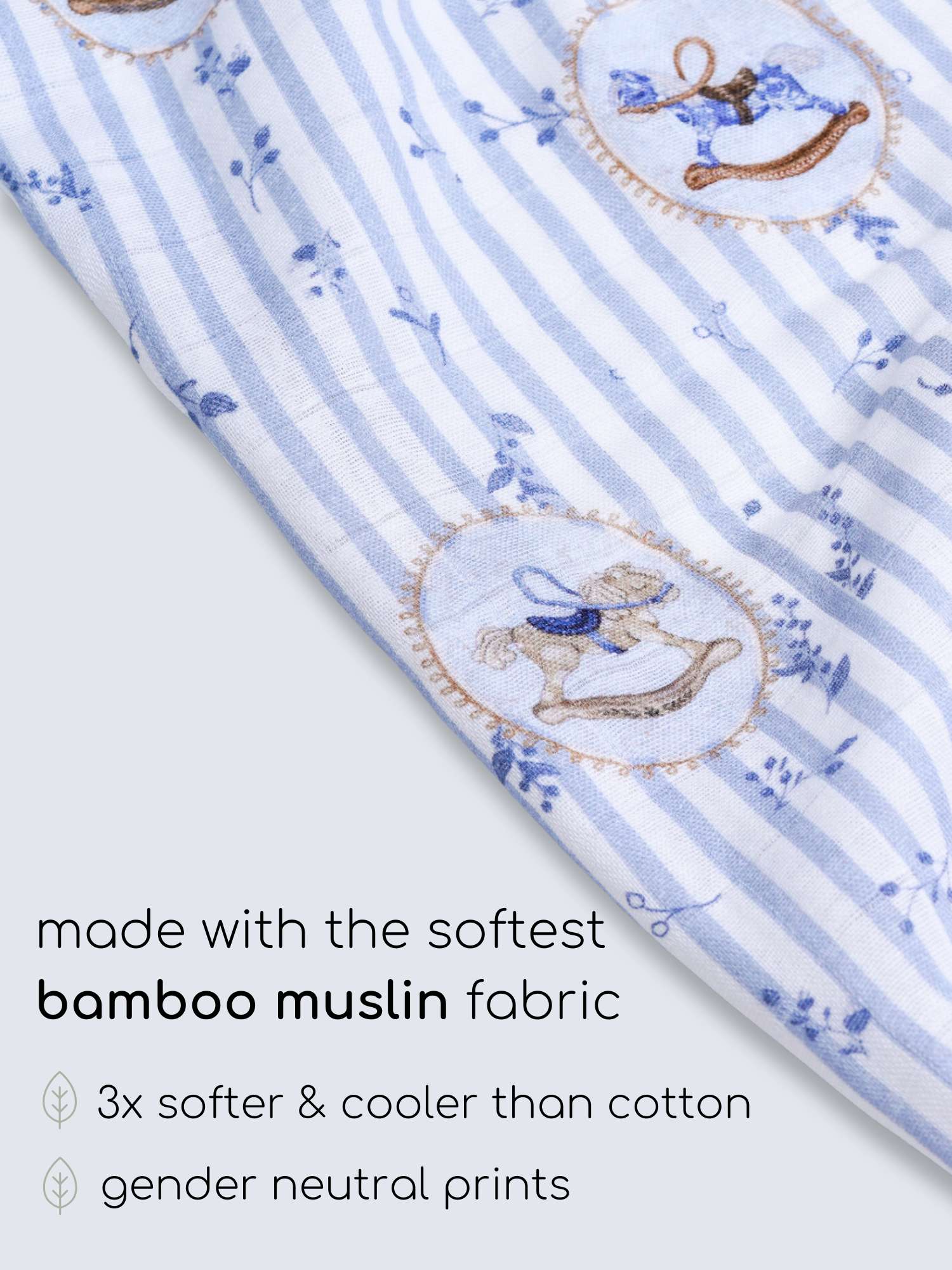 bamboo muslin swaddle pack of 2