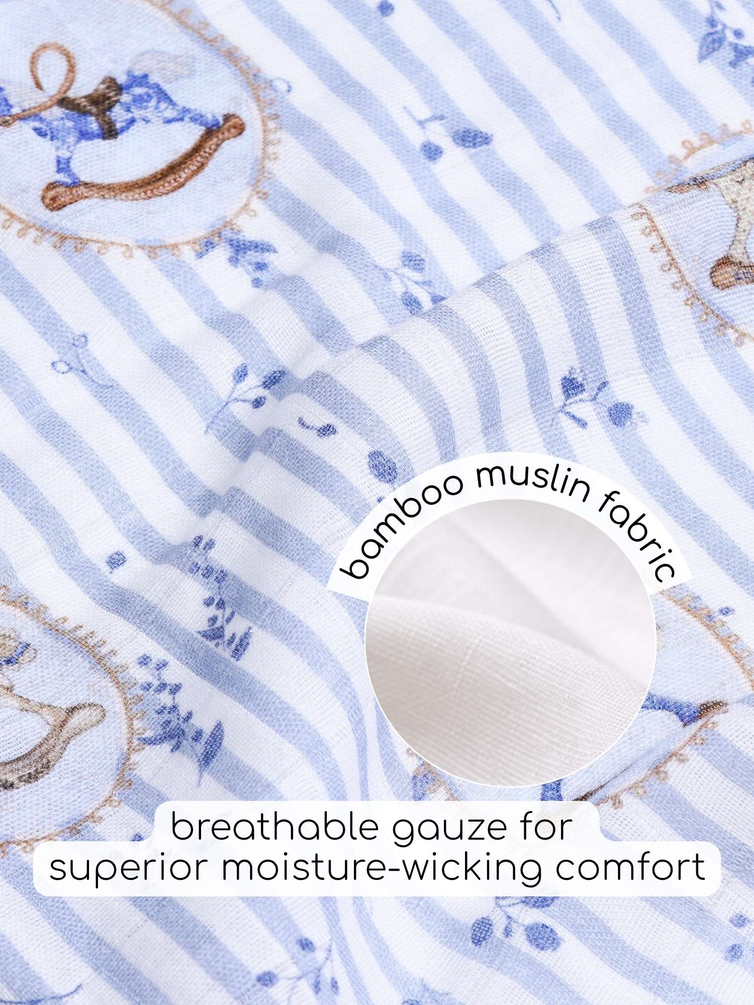 bamboo muslin swaddle pack of 2