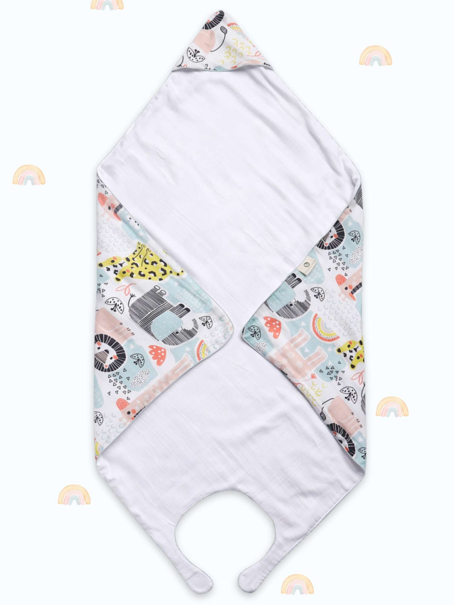 bamboo muslin 3-in-1 multi wrap towel
