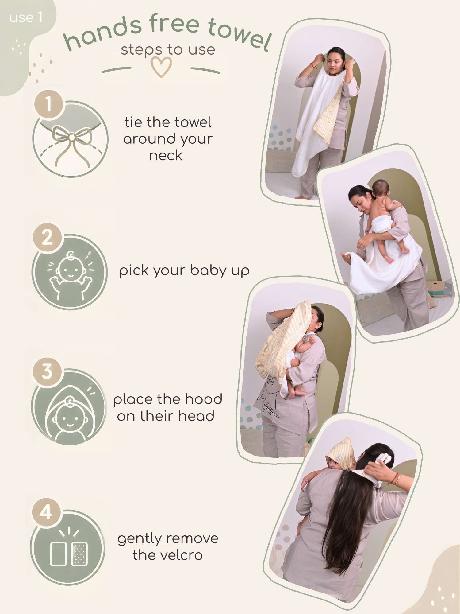 bamboo muslin 3-in-1 multi wrap towel