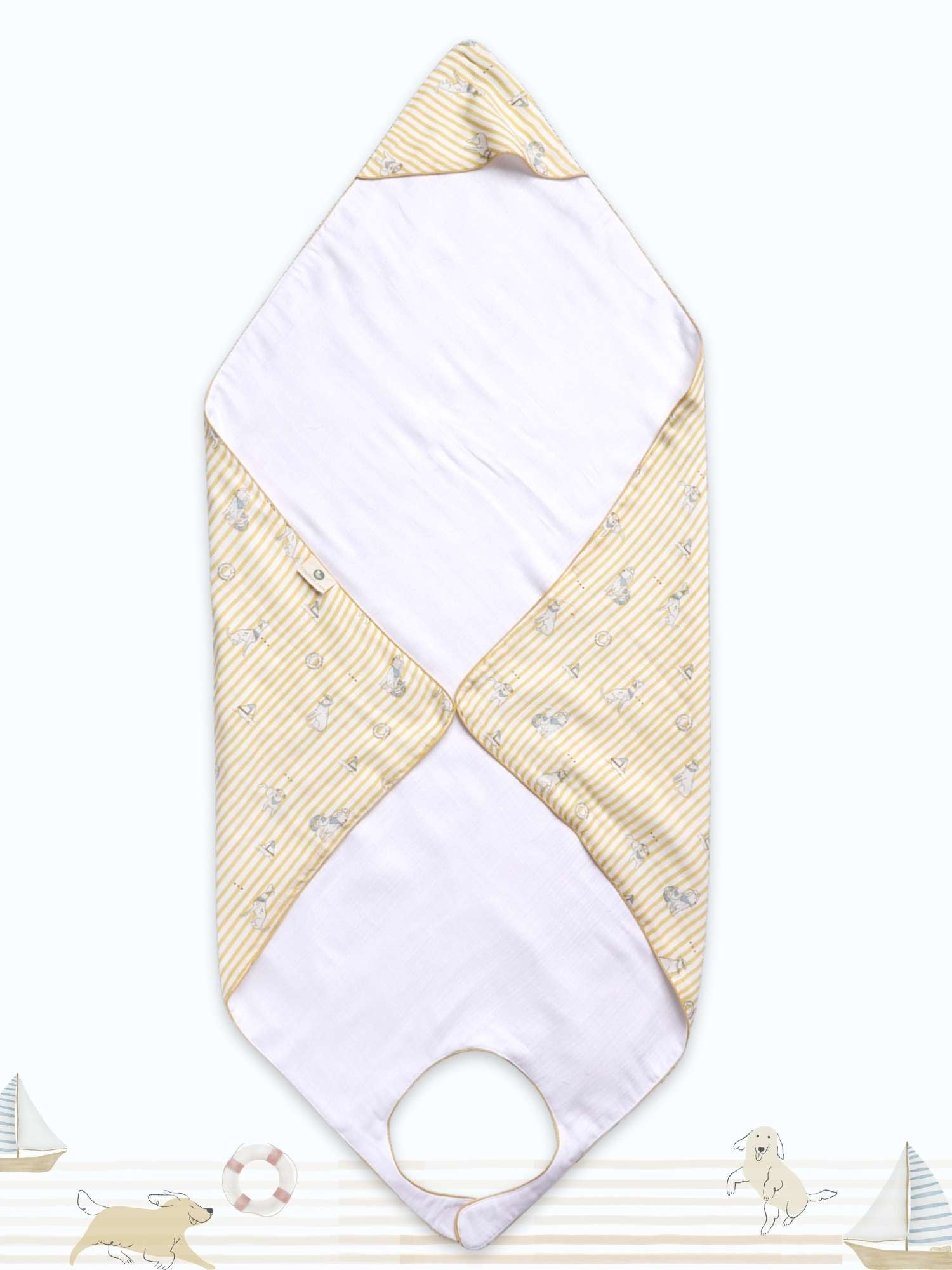 bamboo muslin 3-in-1 multi wrap towel