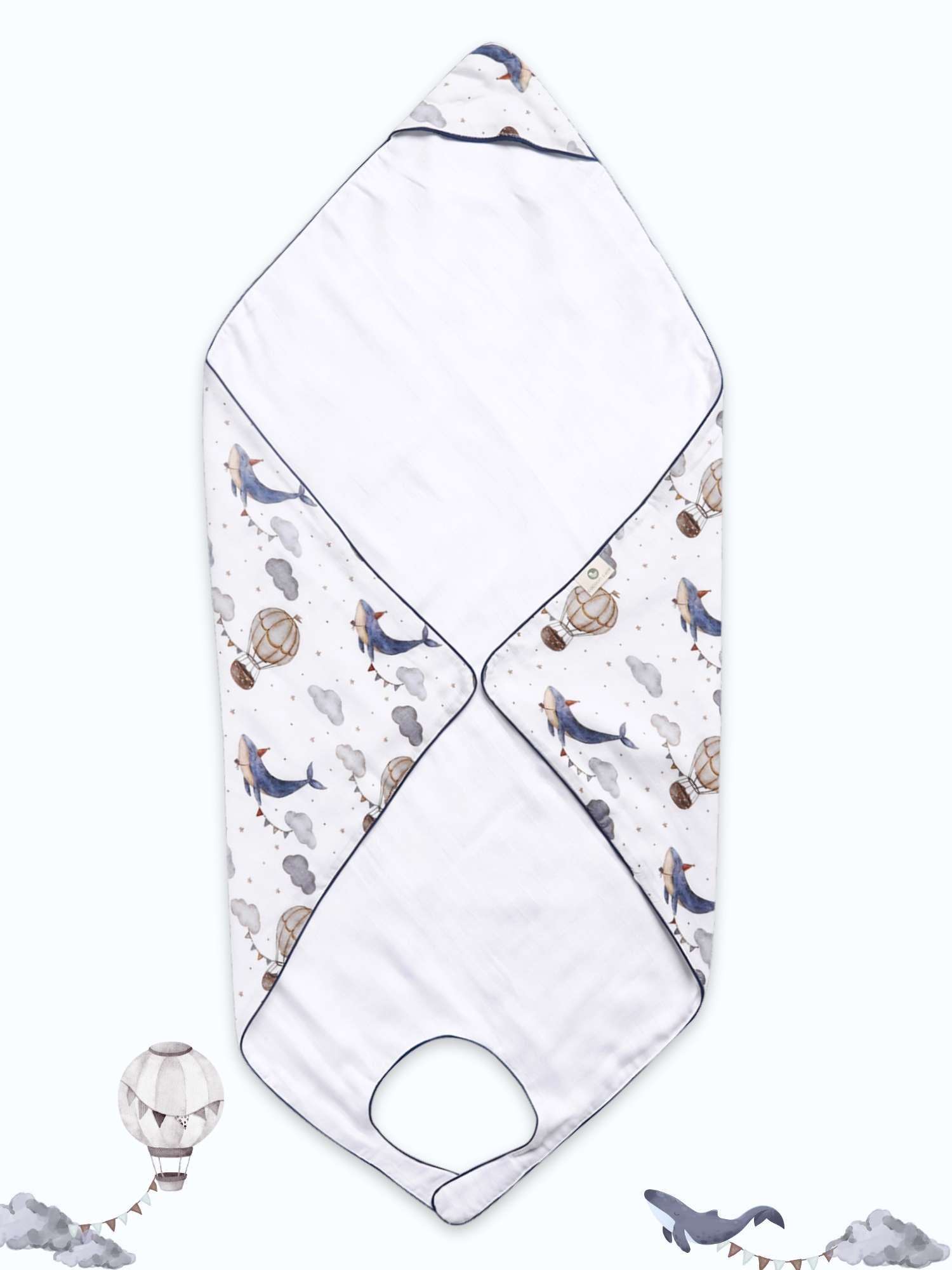 bamboo muslin 3-in-1 multi wrap towel