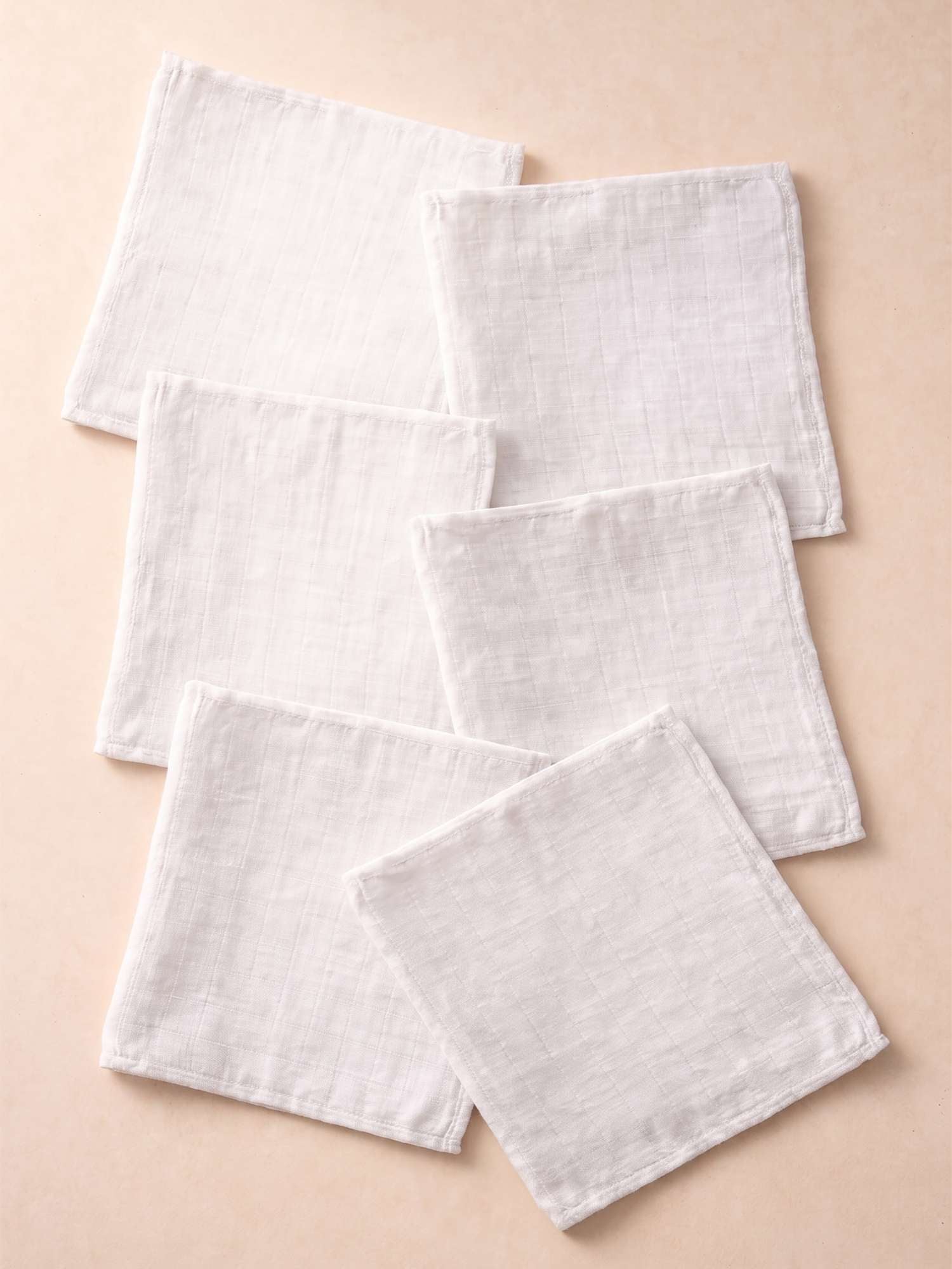bamboo muslin wash cloth pack of 6
