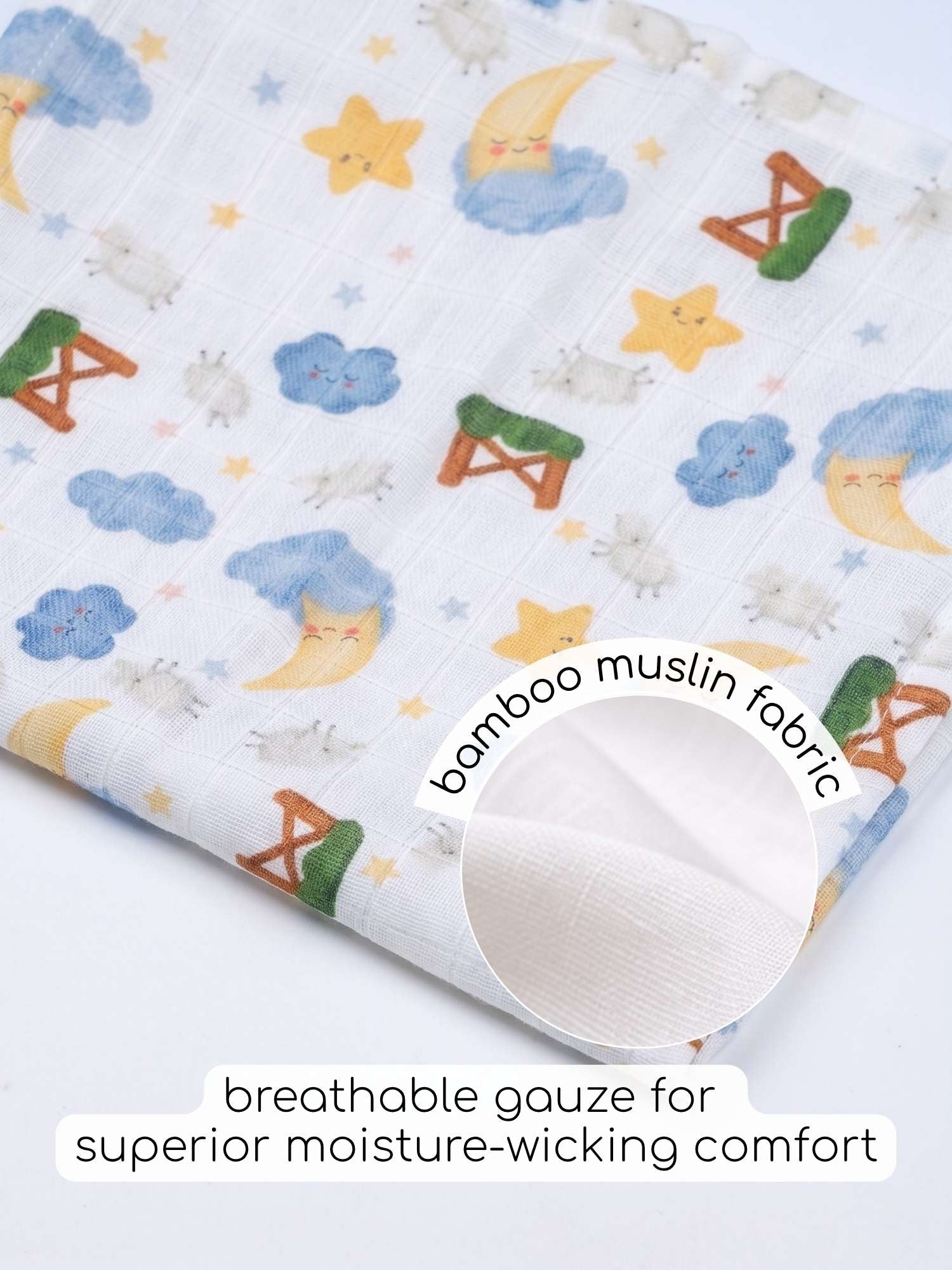 bamboo muslin wash cloth pack of 6