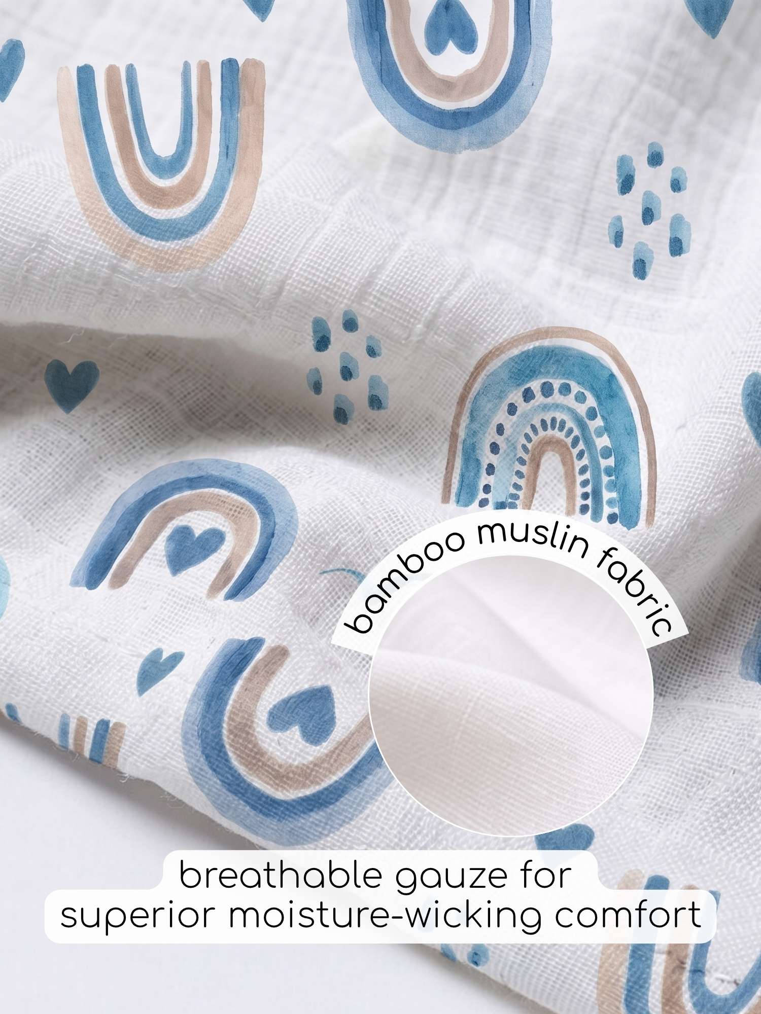 bamboo muslin wash cloth pack of 6