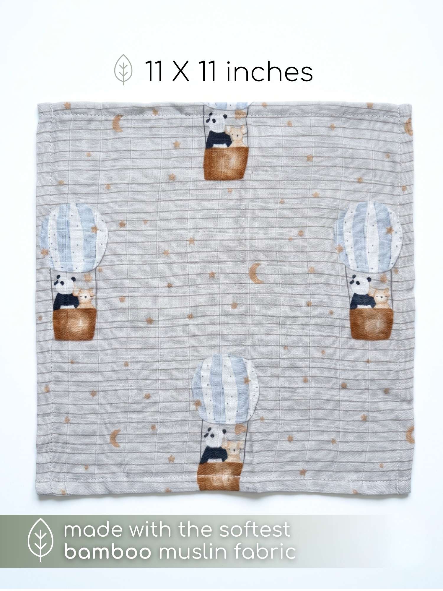 bamboo muslin wash cloth pack of 6