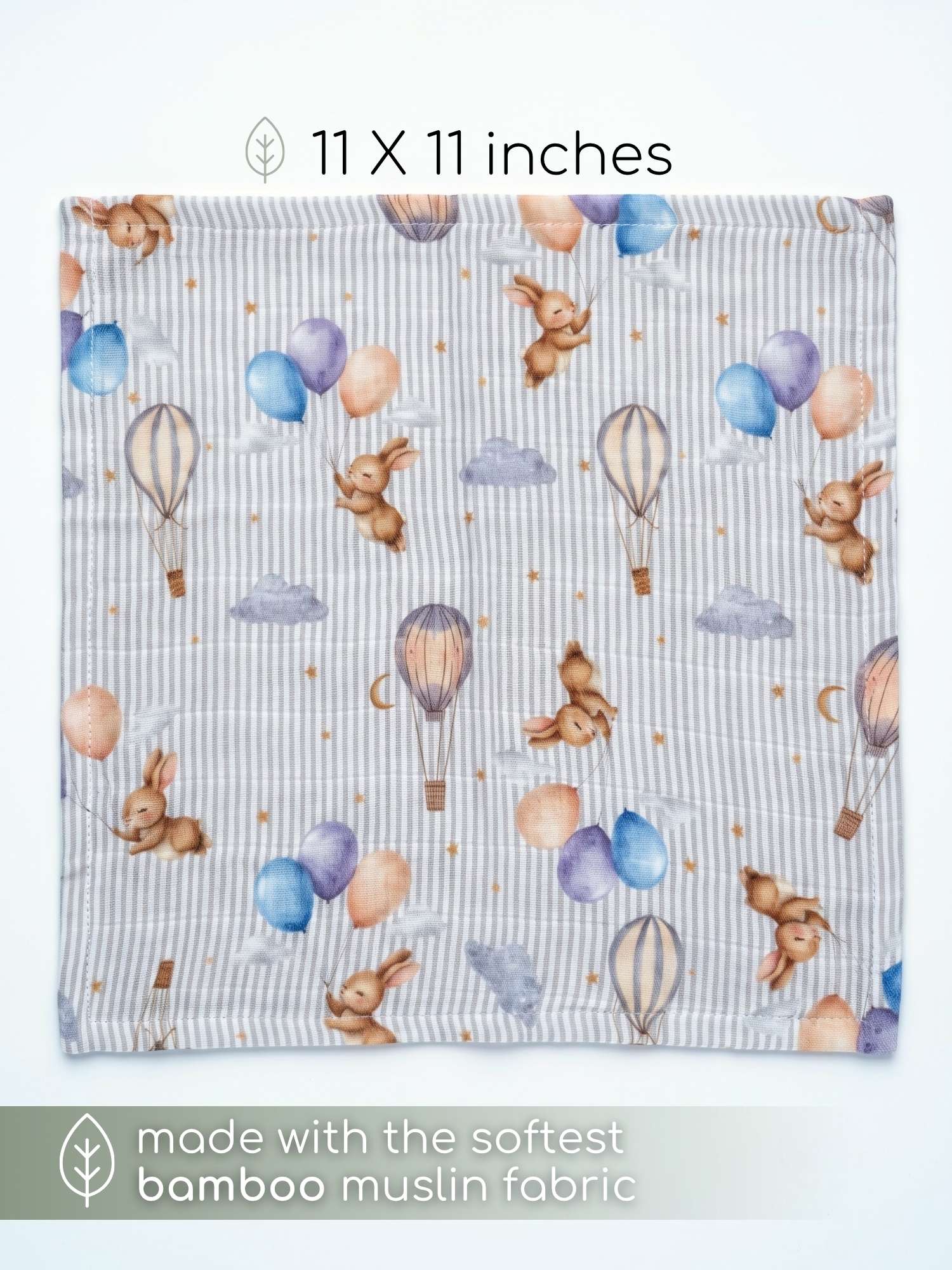 bamboo muslin wash cloth pack of 6