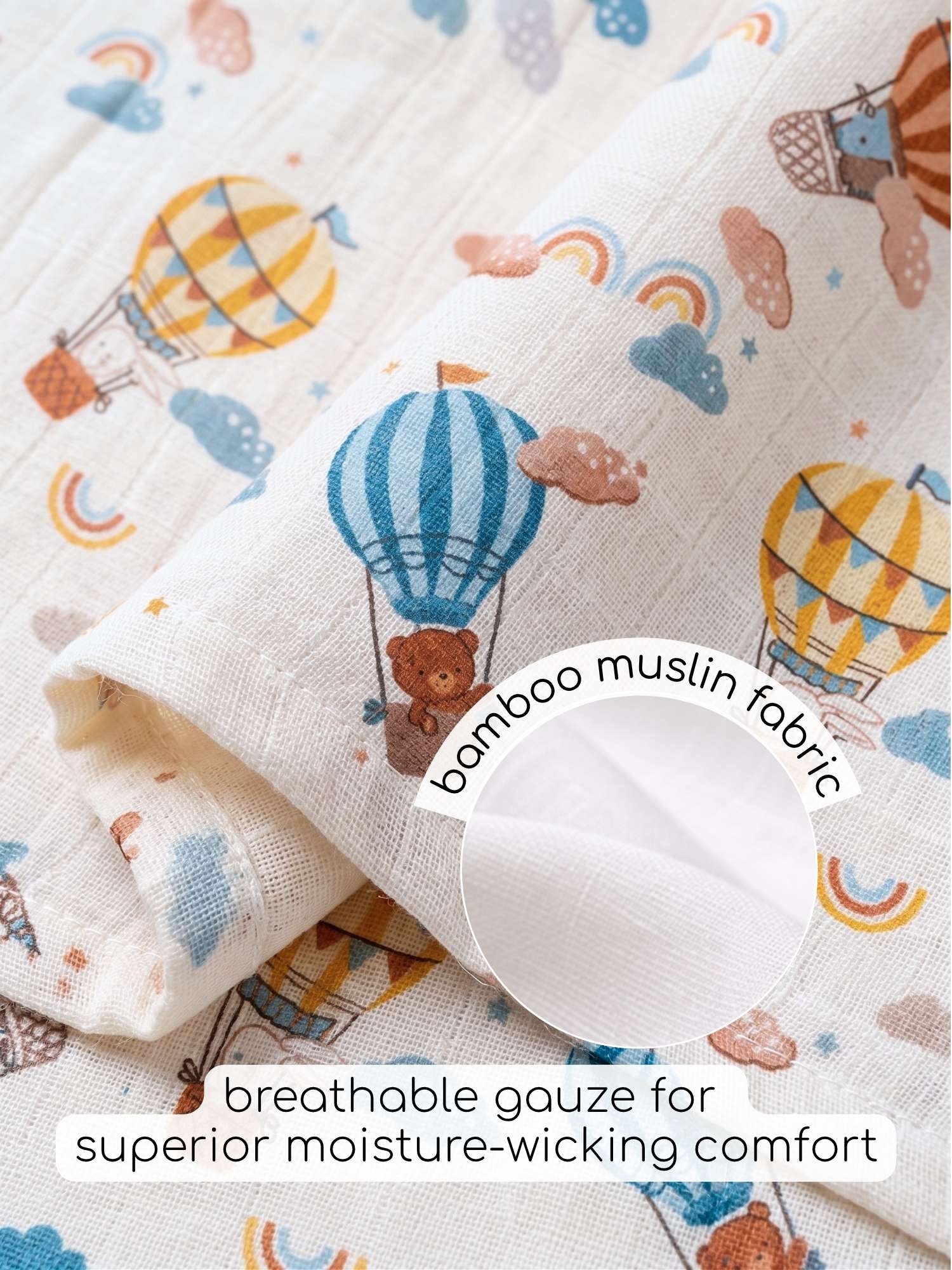 bamboo muslin wash cloth pack of 6