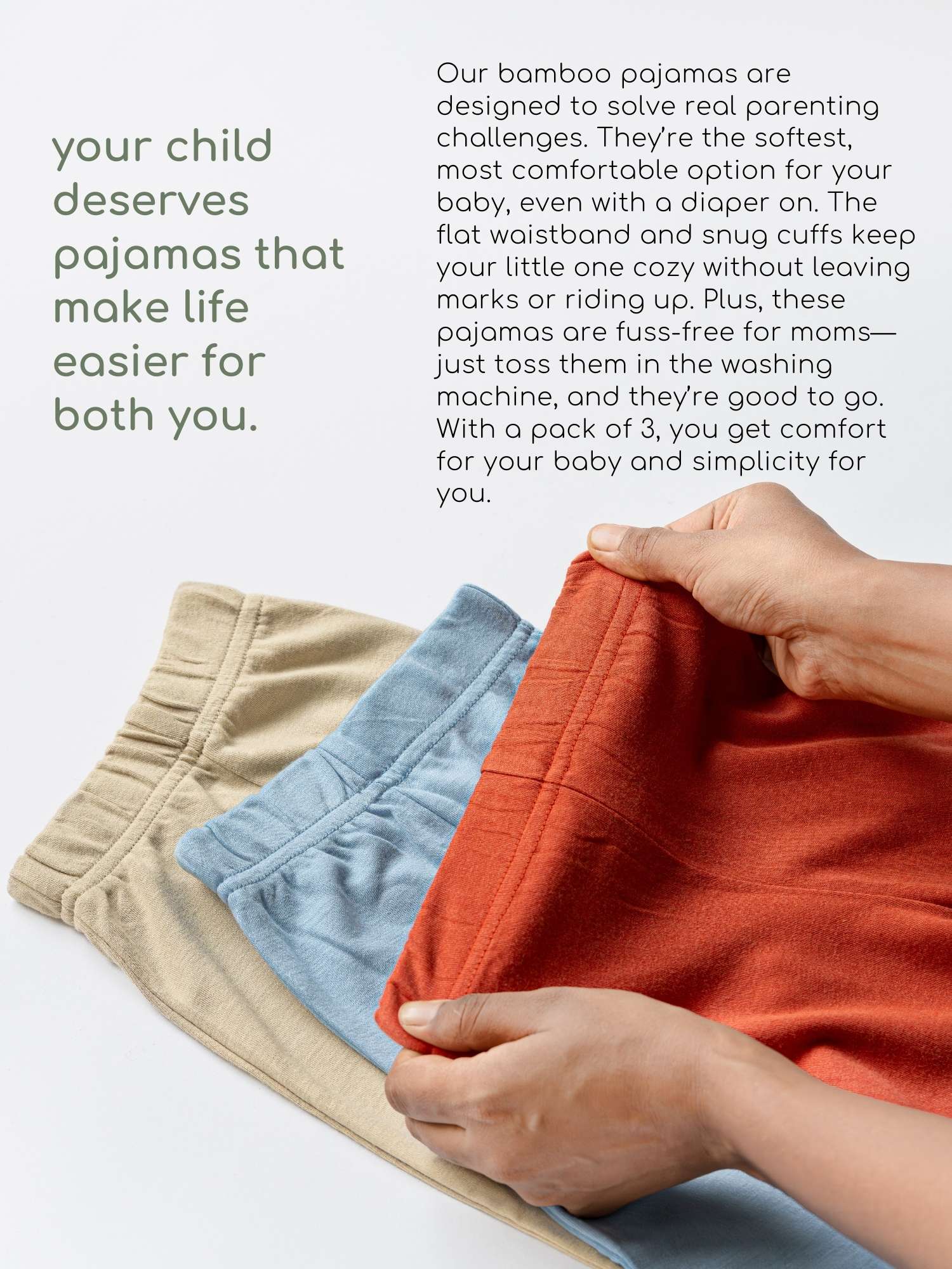 bamboo pajamas pack of 3