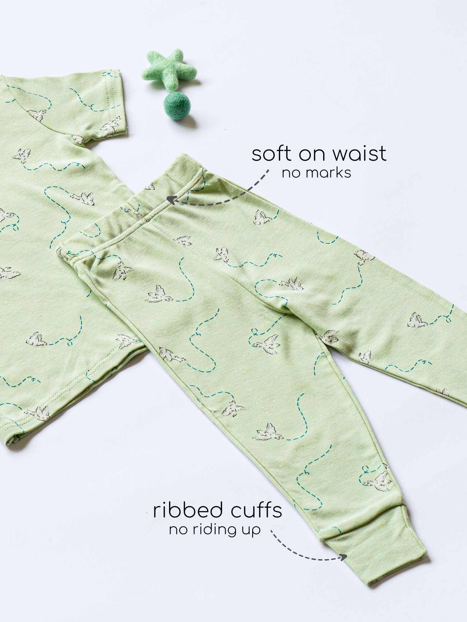 bamboo short sleeve pajama co-ord set