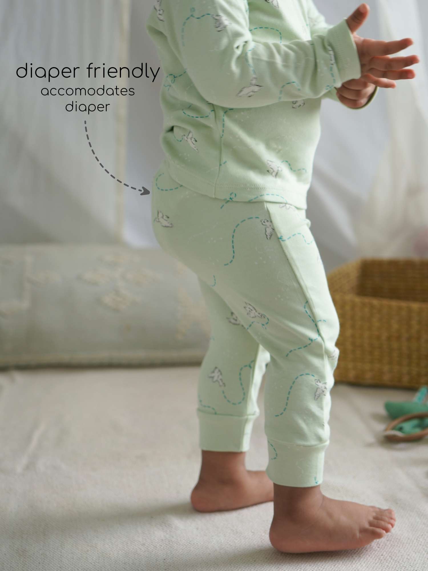 bamboo short sleeve pajama co-ord set