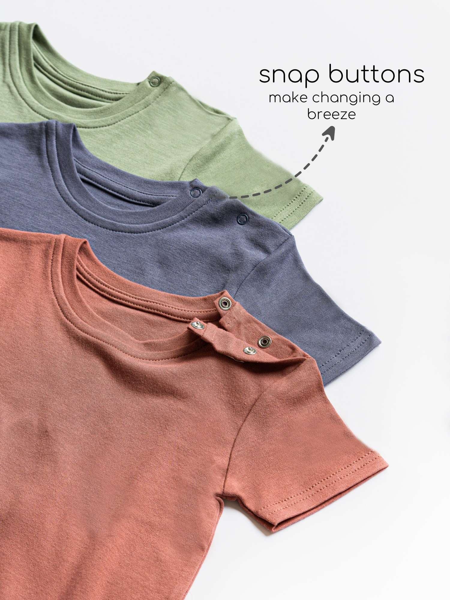 bamboo short sleeve t-shirt pack of 3 set 1