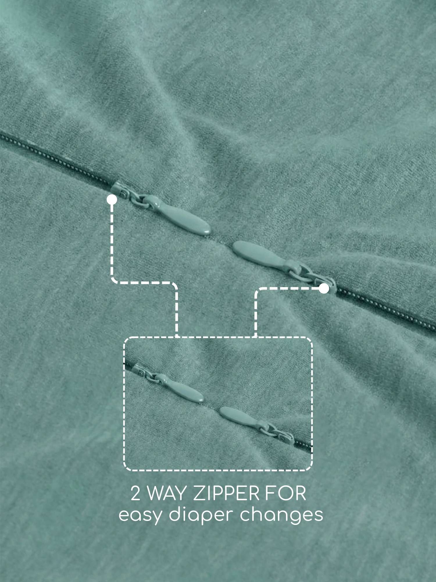 bamboo sleeping bag with foot opening