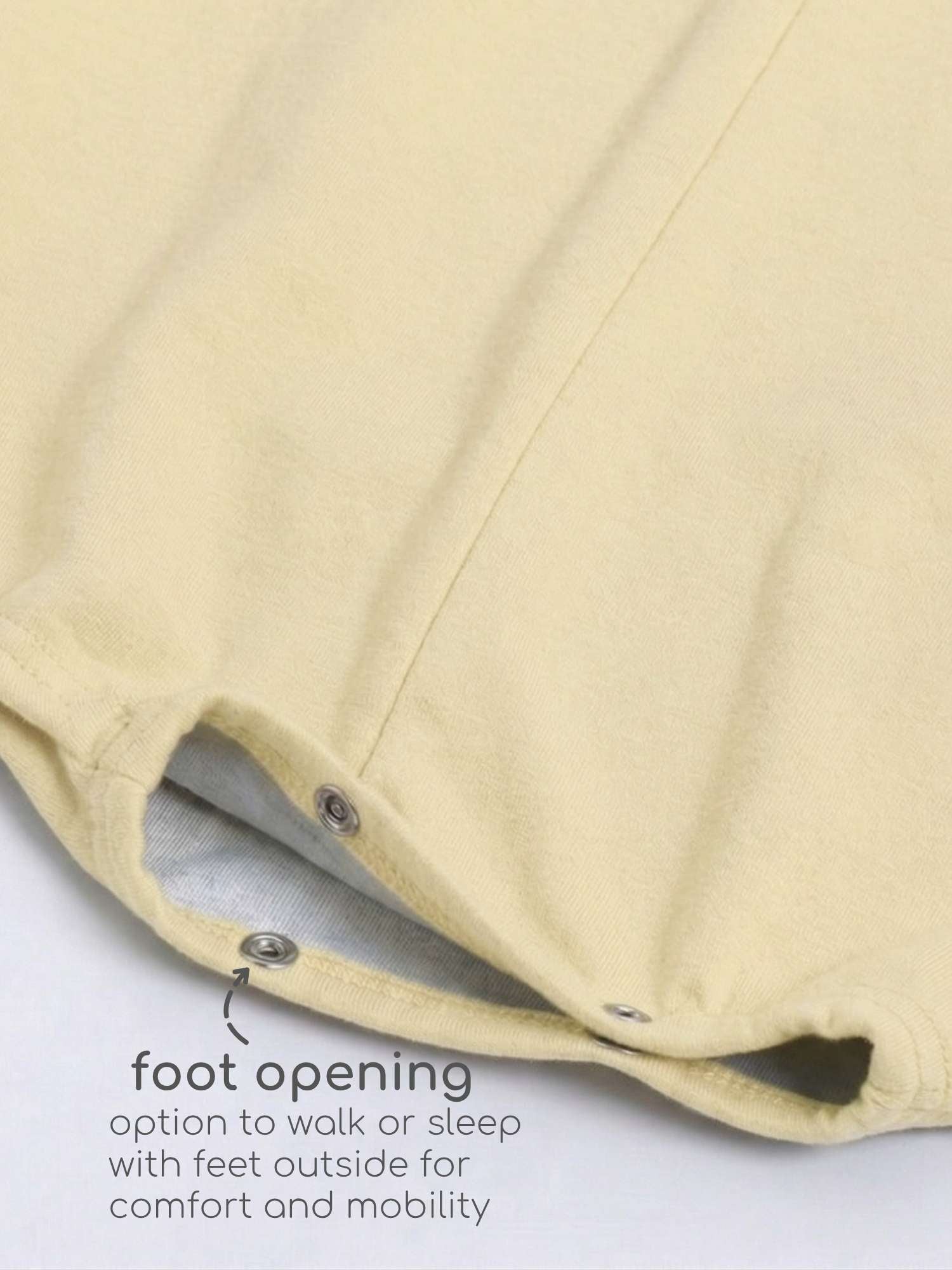 bamboo sleeping bag with foot opening