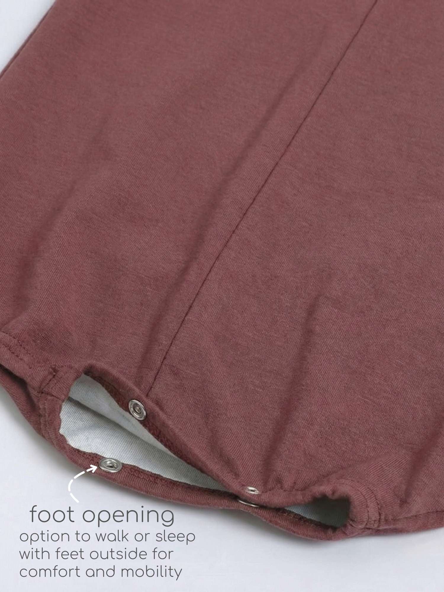 bamboo sleeping bag with foot opening