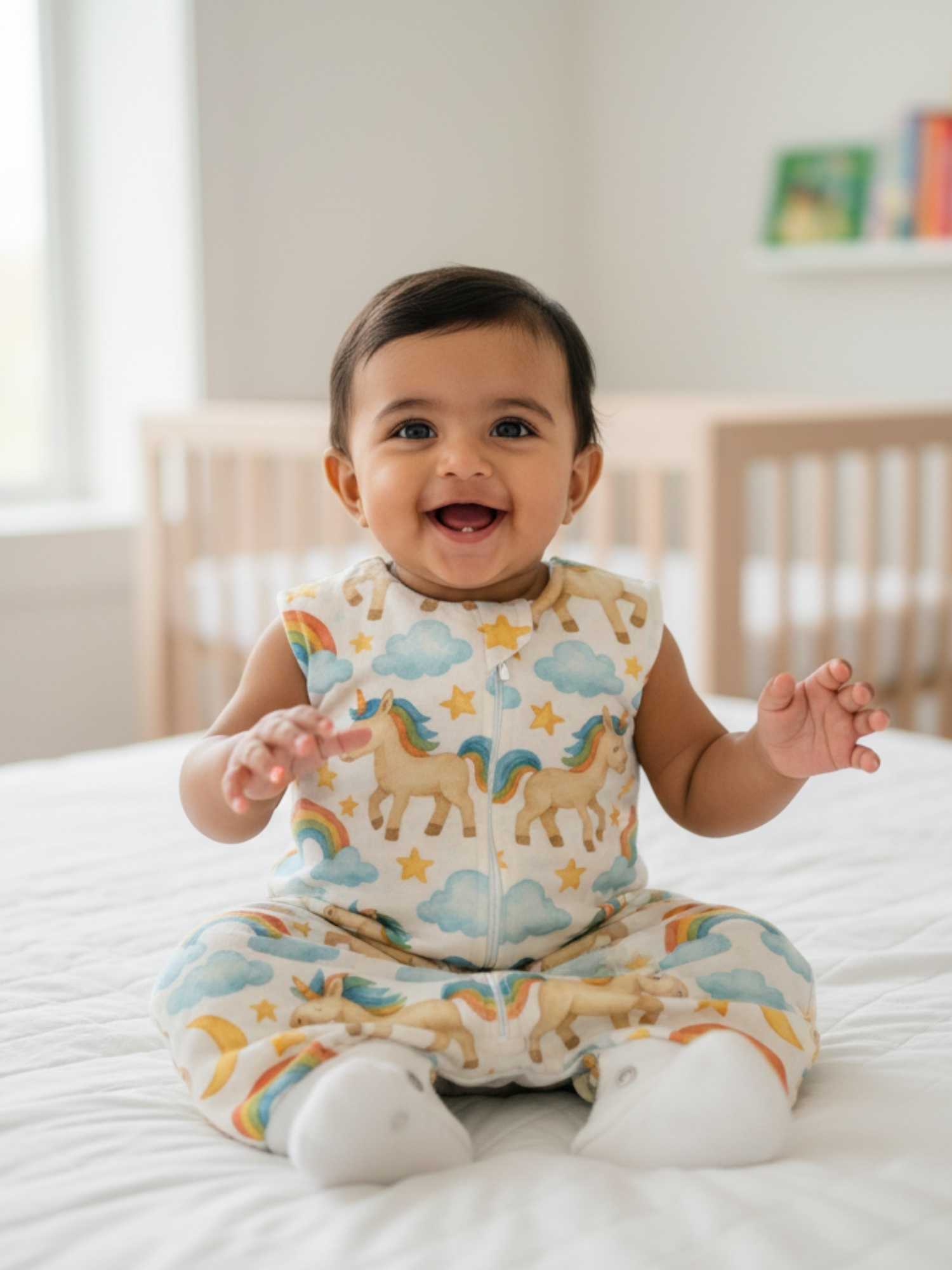 bamboo sleeping bag with foot opening - prints