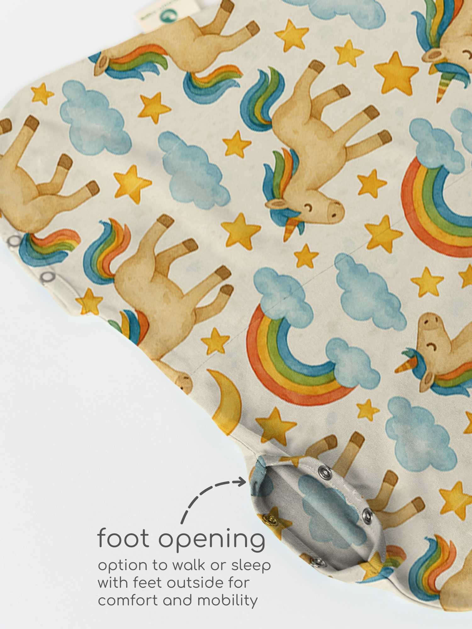 bamboo sleeping bag with foot opening