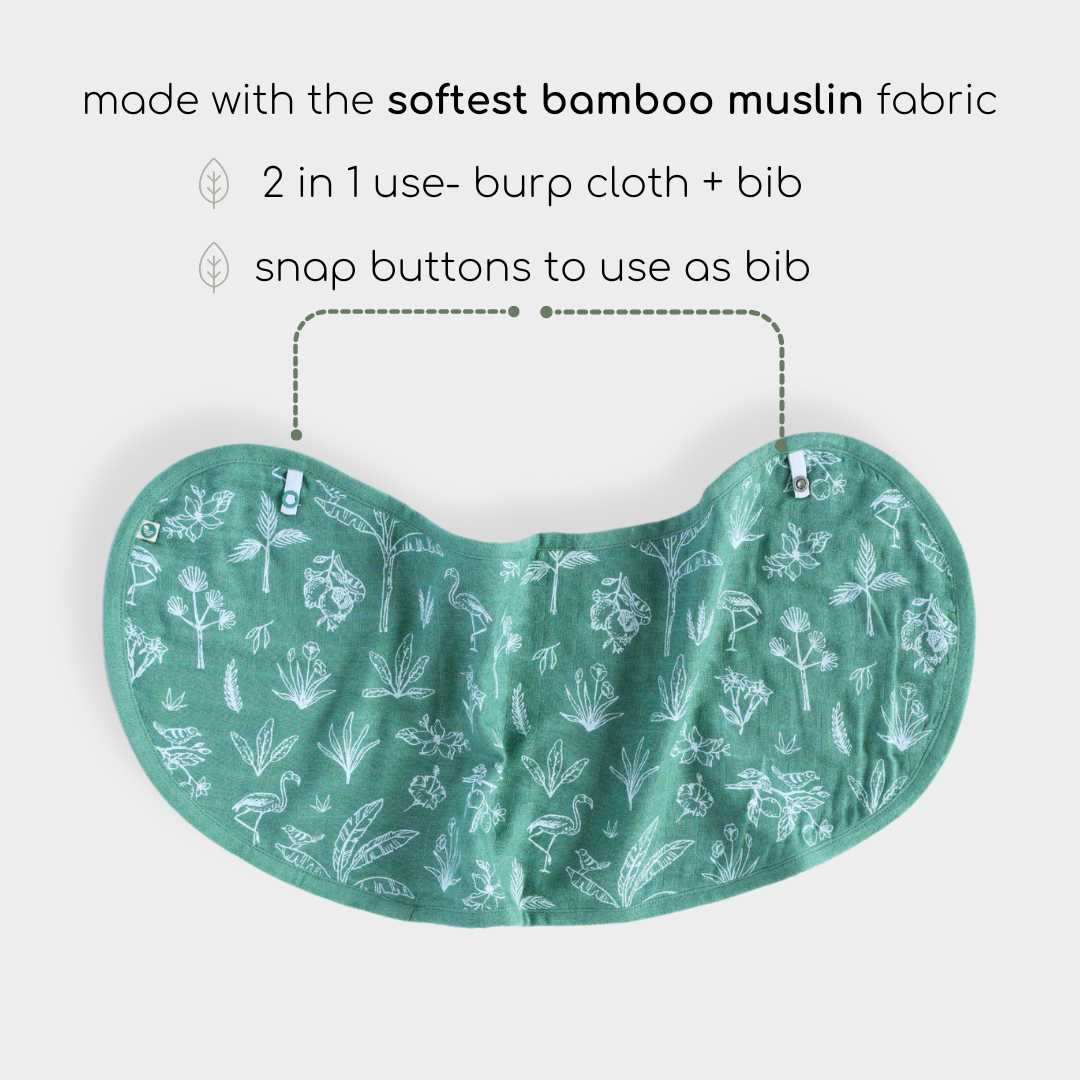 bamboo muslin burp cloth