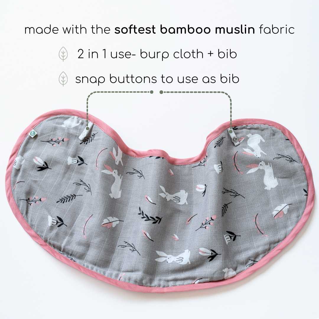 bamboo muslin burp cloth