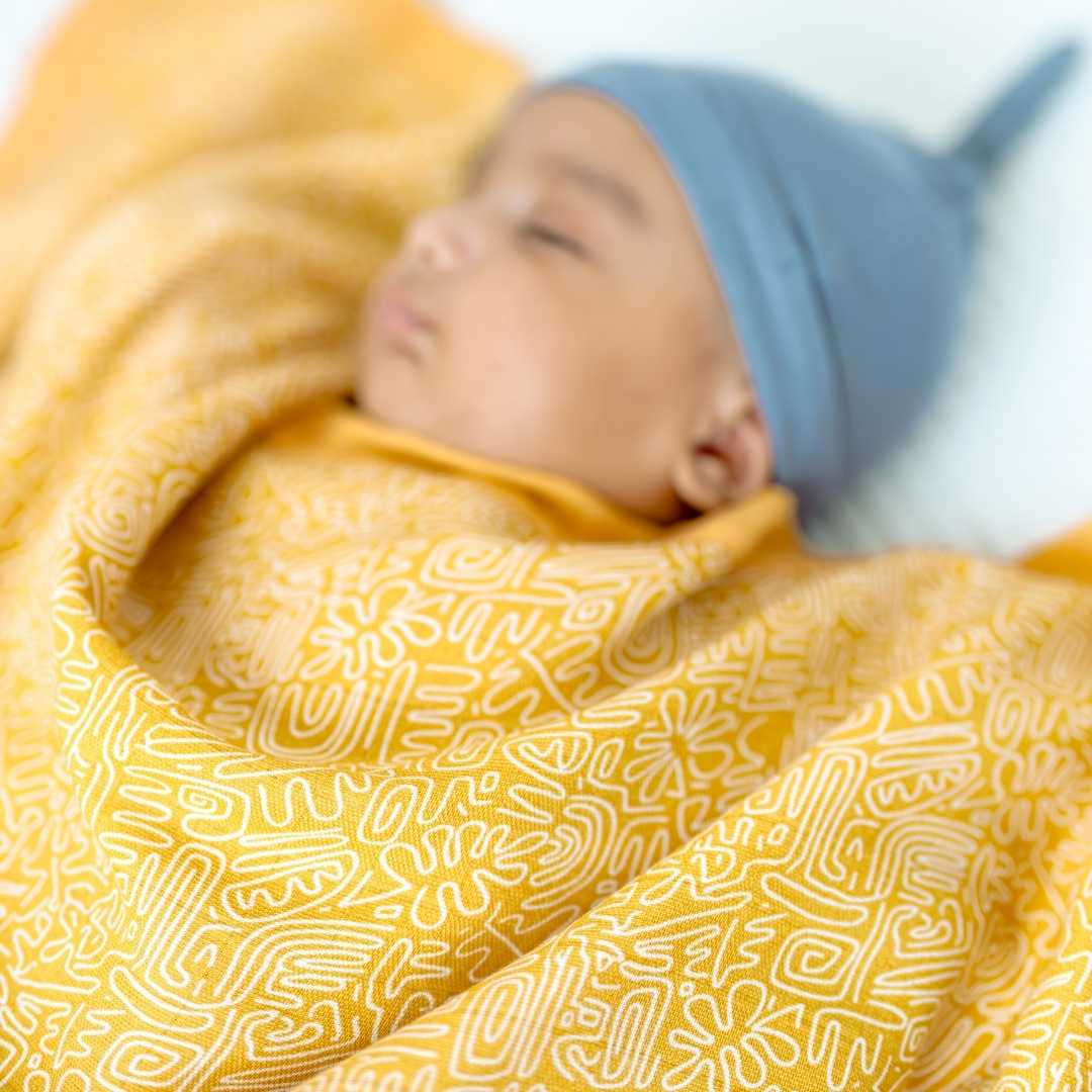 bamboo muslin double sided baby blanket