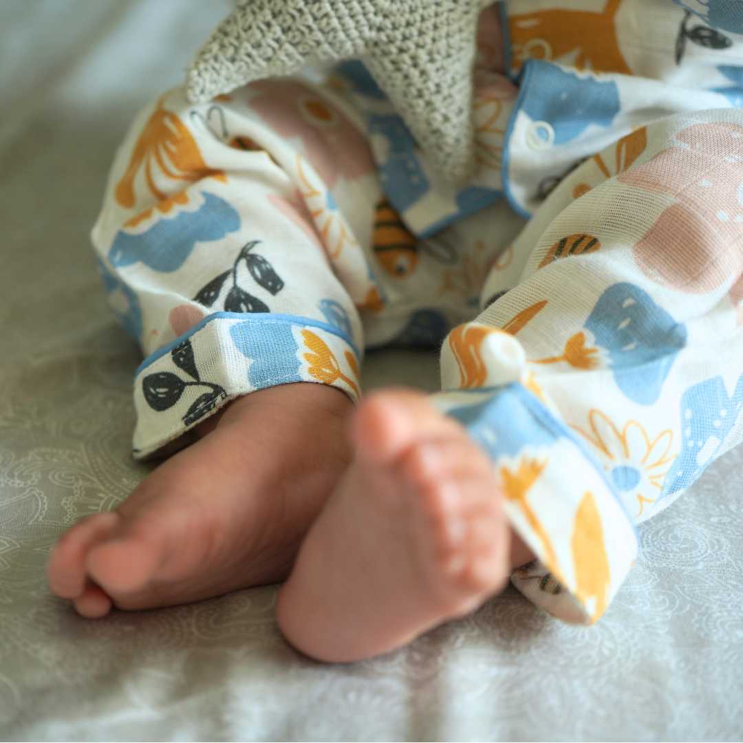 bamboo muslin nightsuit set
