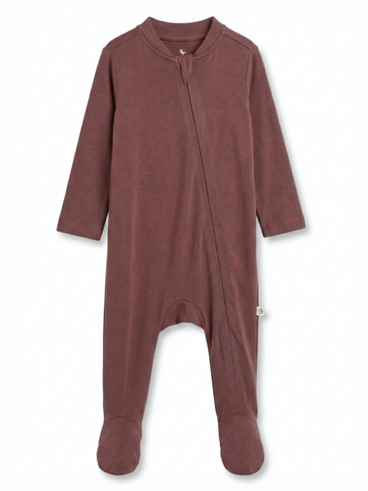 bamboo knit footed sleepsuit