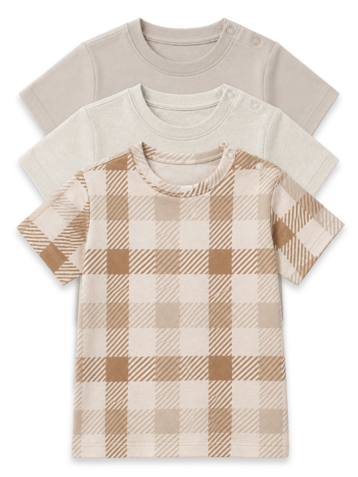 bamboo knit short sleeve t-shirt pack of 3 - b2b