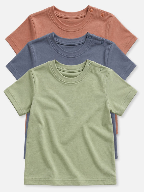 bamboo knit short sleeve t-shirt pack of 3 - b2b