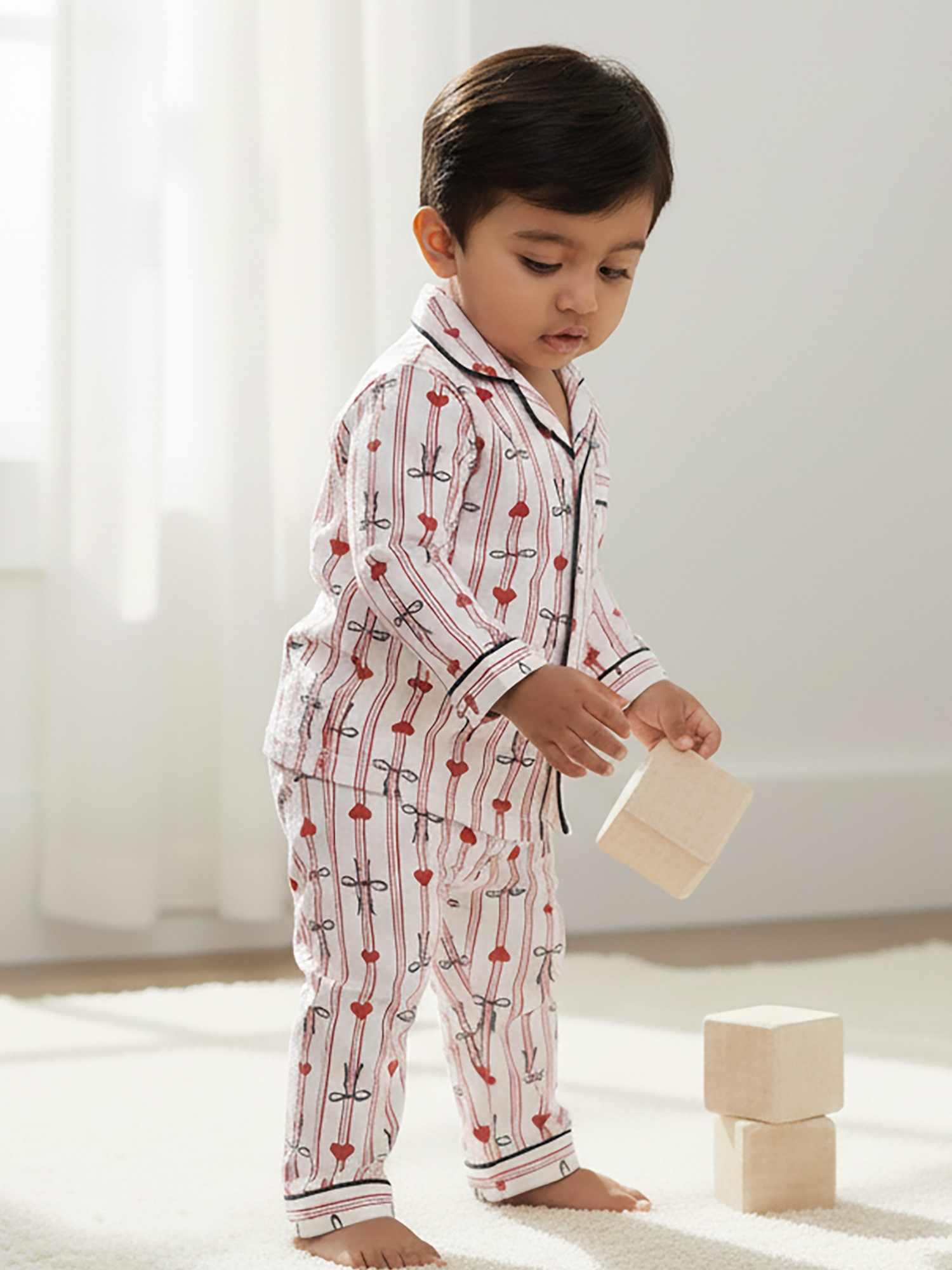 bamboo knit nightsuit - christmas collection